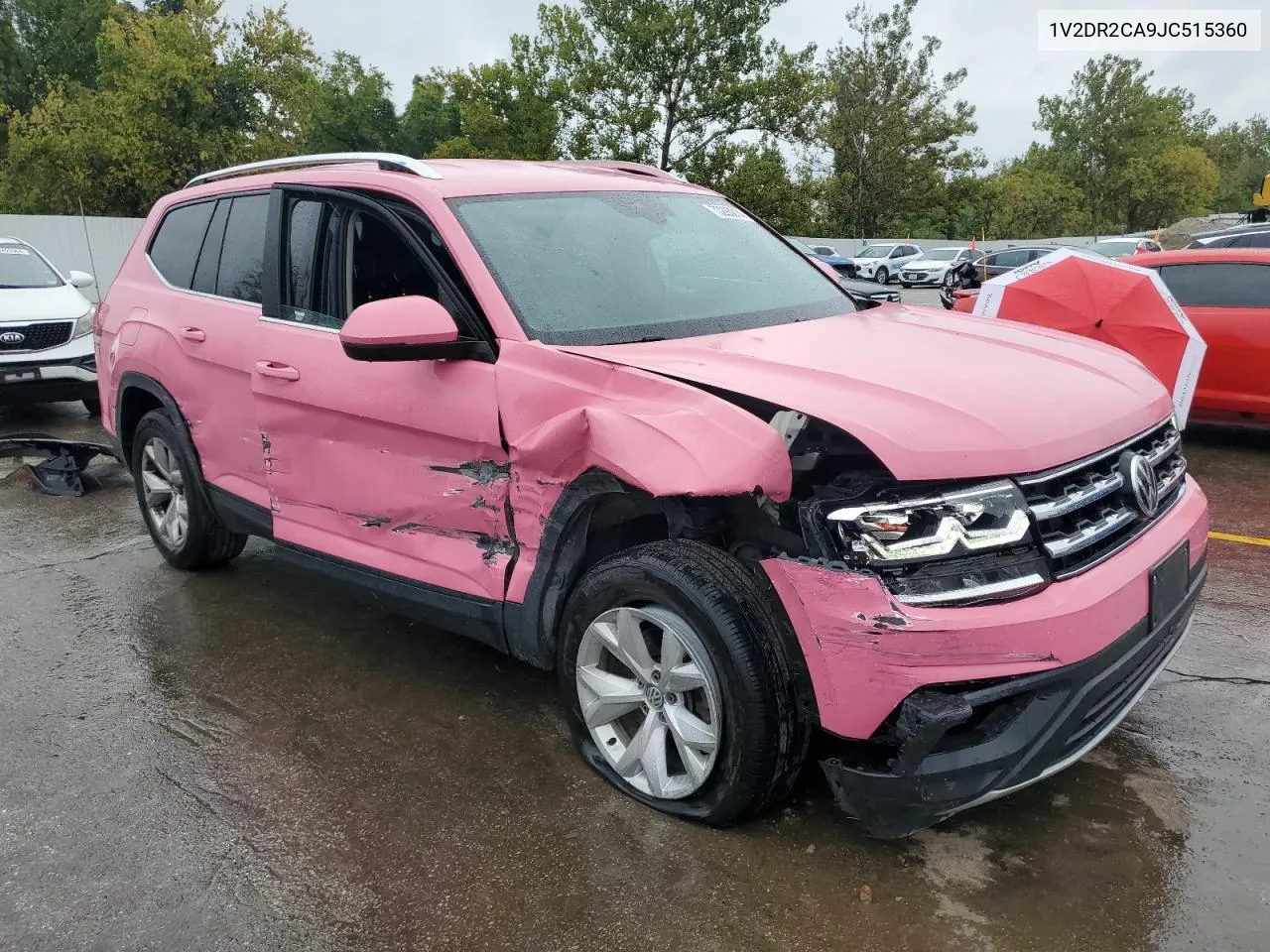 2018 Volkswagen Atlas Se VIN: 1V2DR2CA9JC515360 Lot: 73293014