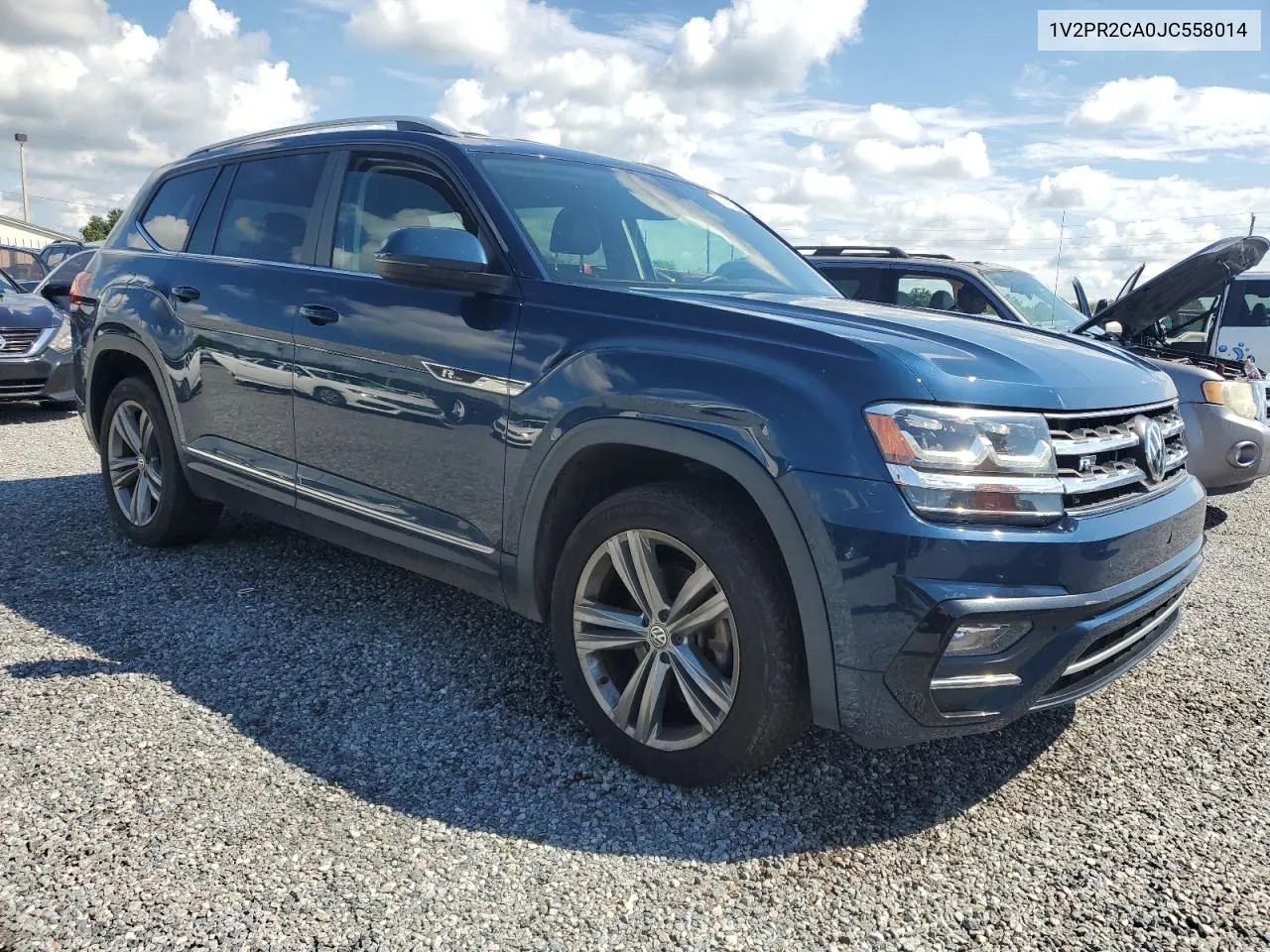 2018 Volkswagen Atlas Se VIN: 1V2PR2CA0JC558014 Lot: 74079064