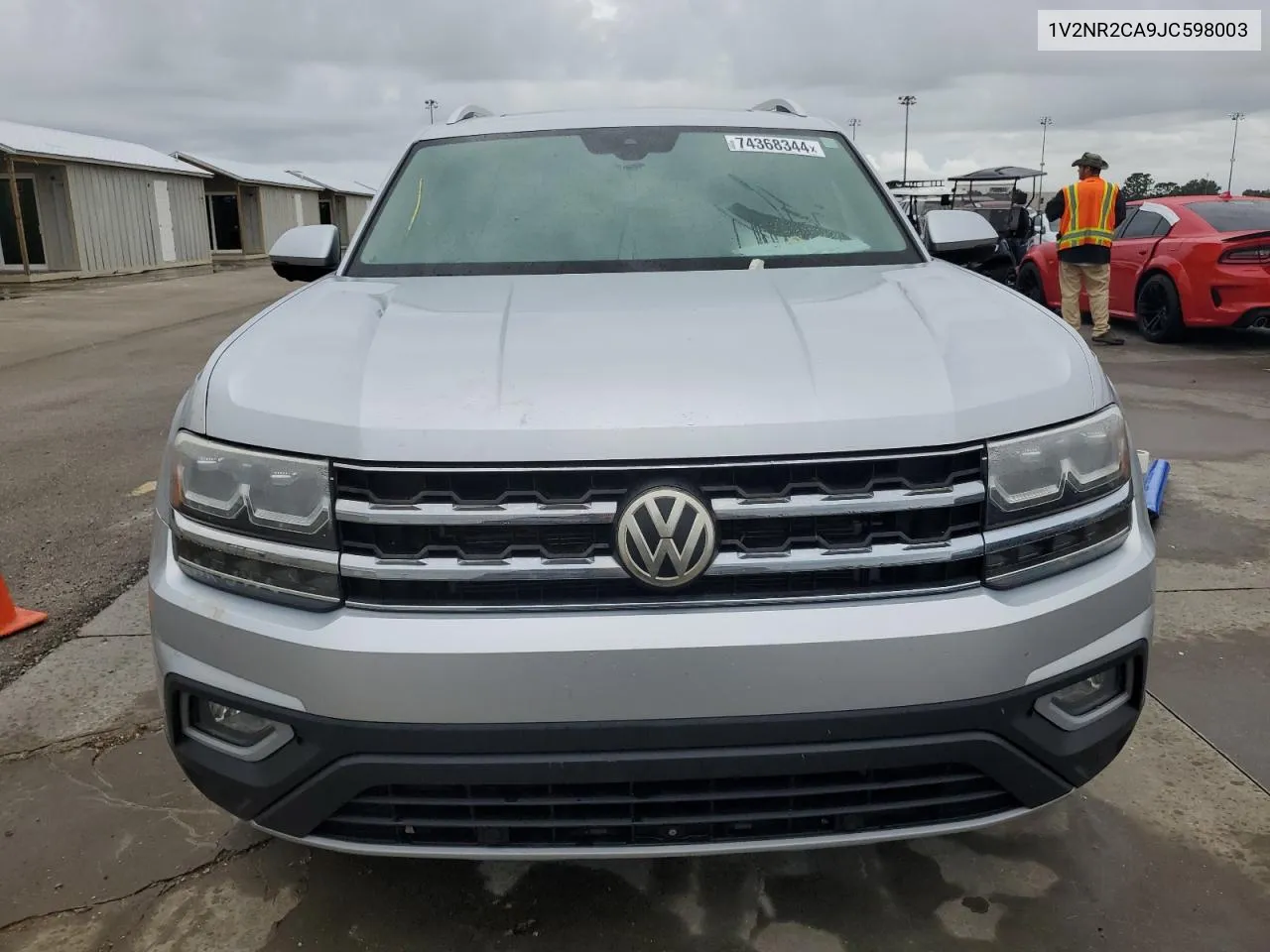 2018 Volkswagen Atlas Sel Premium VIN: 1V2NR2CA9JC598003 Lot: 74368344