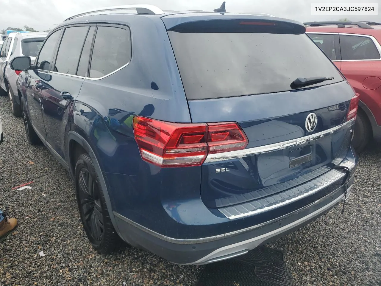 2018 Volkswagen Atlas Sel VIN: 1V2EP2CA3JC597824 Lot: 74418184