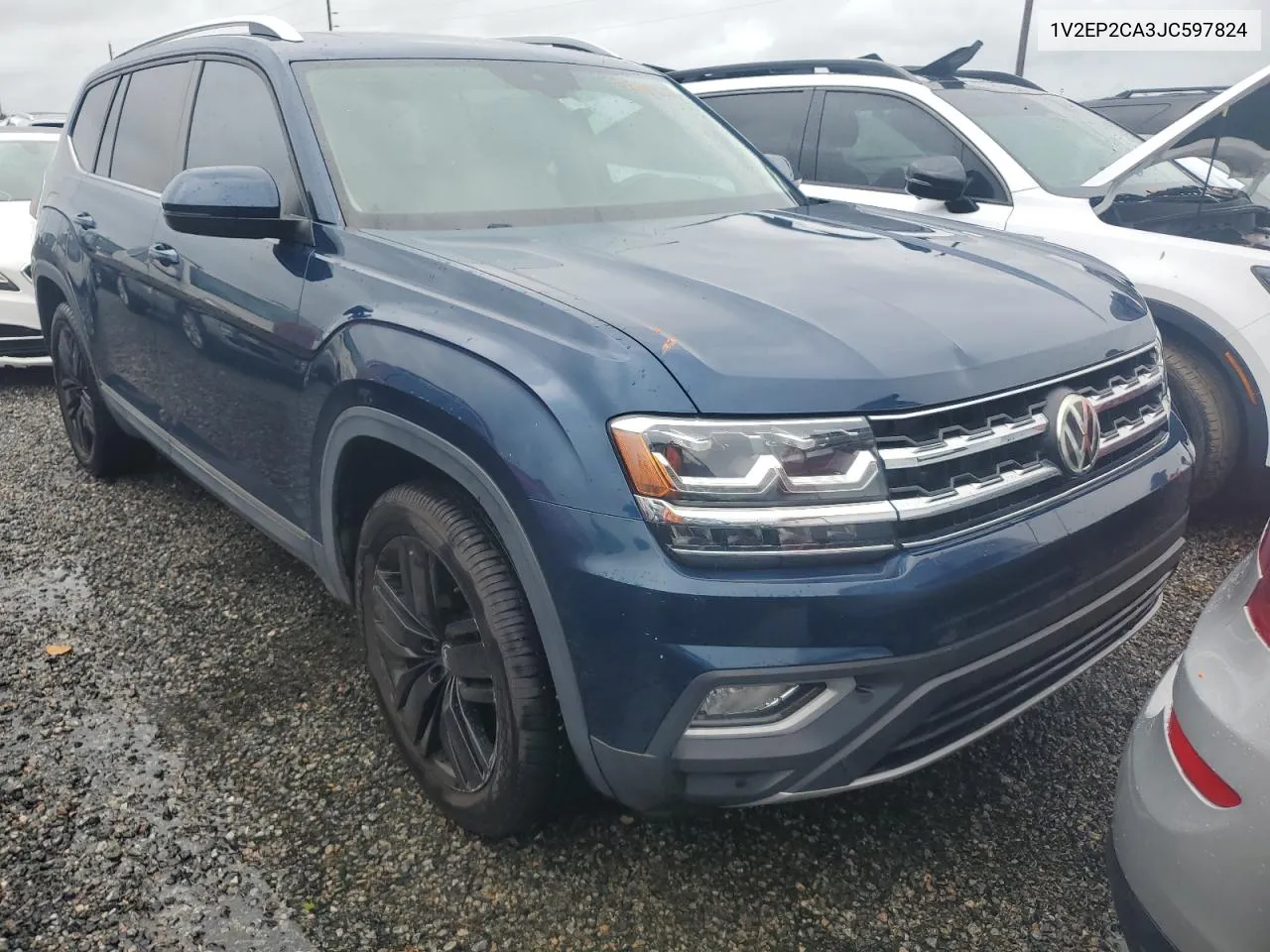 2018 Volkswagen Atlas Sel VIN: 1V2EP2CA3JC597824 Lot: 74418184