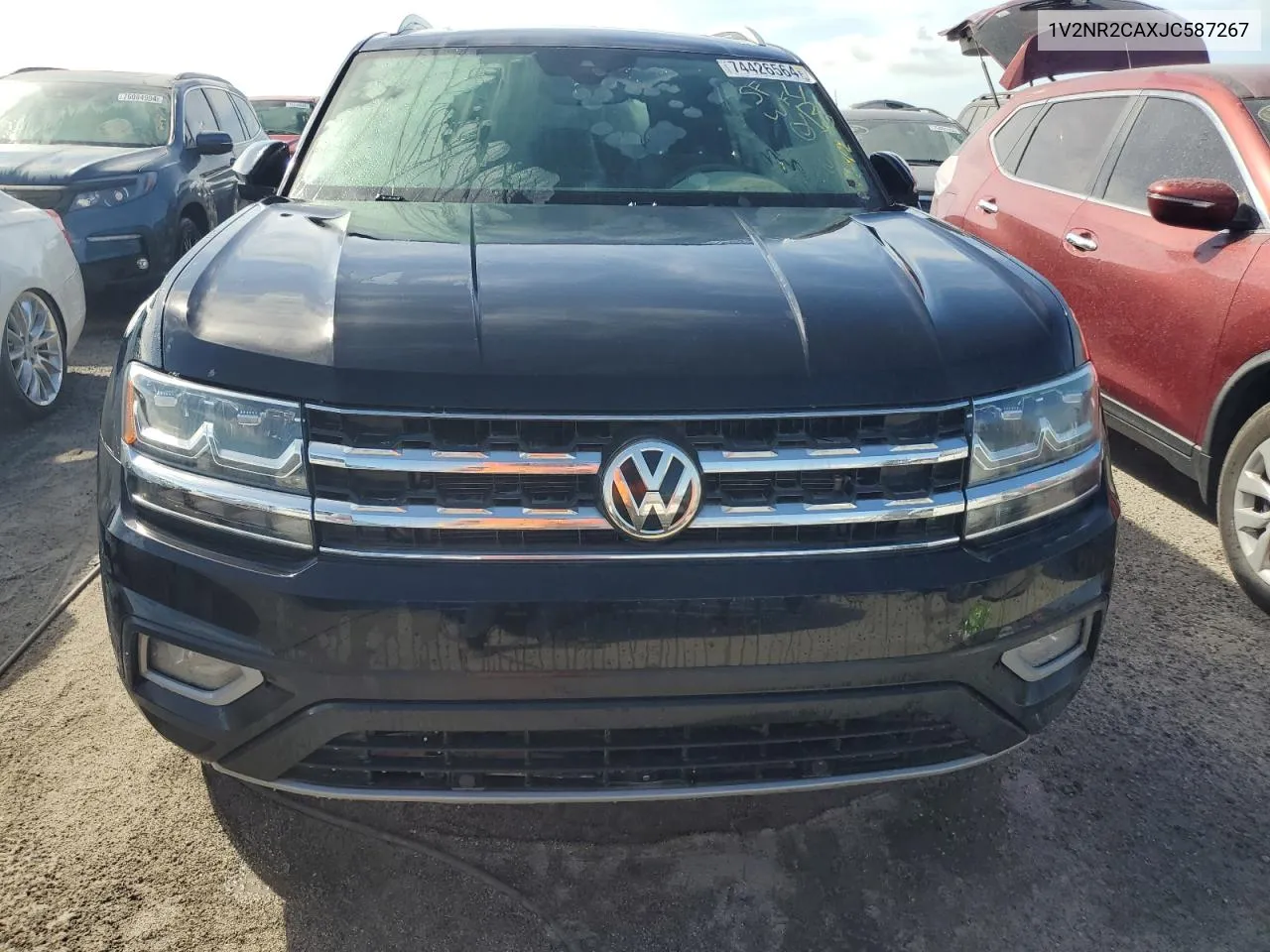 2018 Volkswagen Atlas Sel Premium VIN: 1V2NR2CAXJC587267 Lot: 74426564