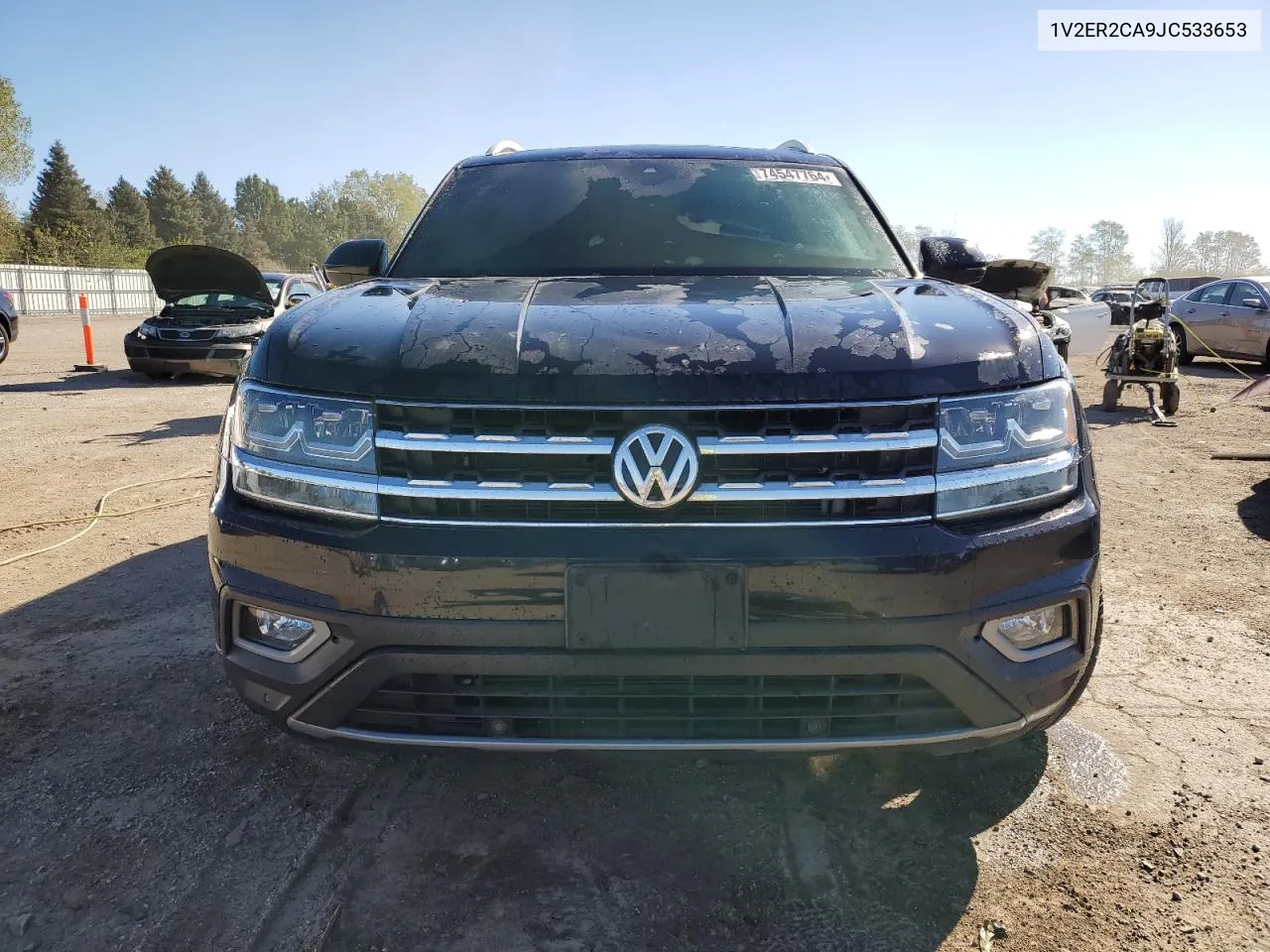 2018 Volkswagen Atlas Sel VIN: 1V2ER2CA9JC533653 Lot: 74547764