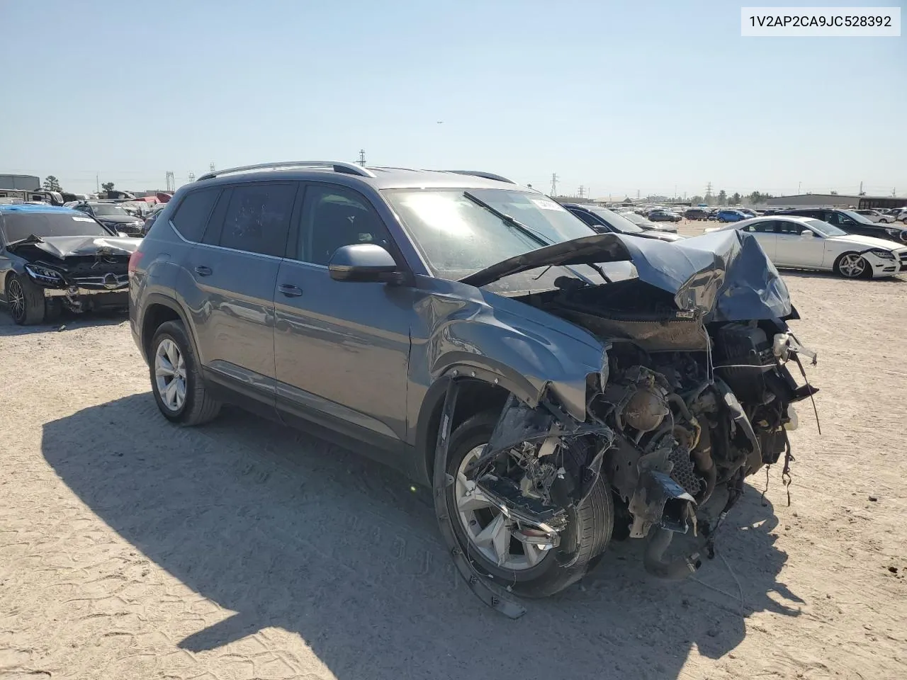 2018 Volkswagen Atlas S VIN: 1V2AP2CA9JC528392 Lot: 74676274