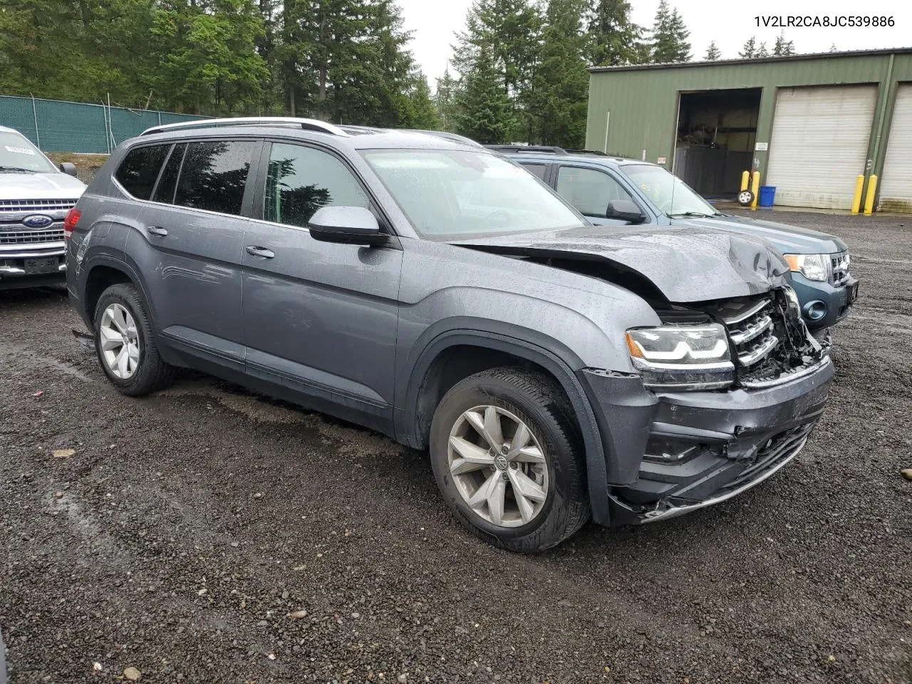 2018 Volkswagen Atlas Se VIN: 1V2LR2CA8JC539886 Lot: 74797074