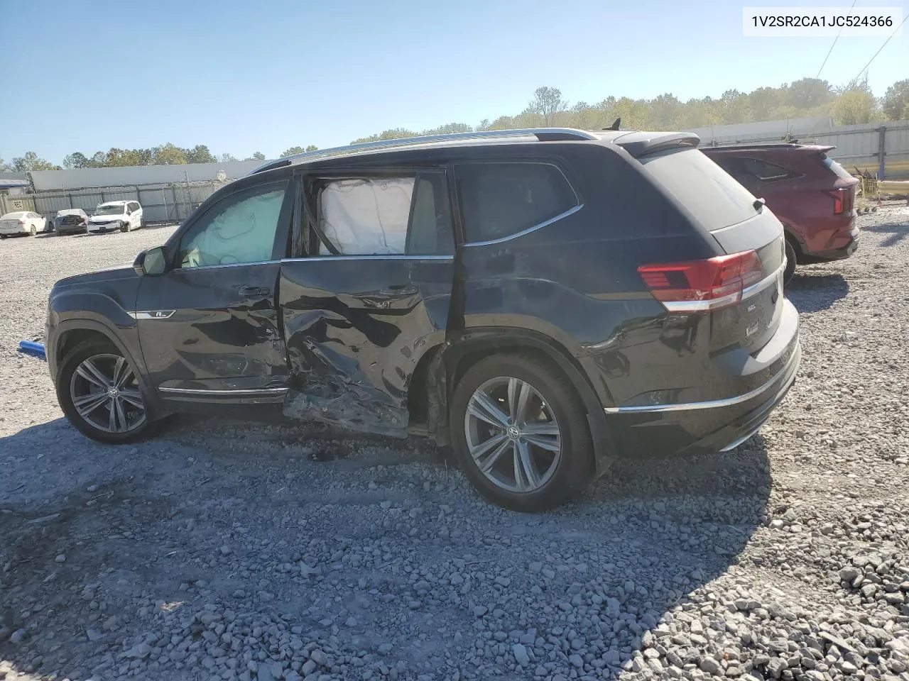 2018 Volkswagen Atlas Sel VIN: 1V2SR2CA1JC524366 Lot: 74943594