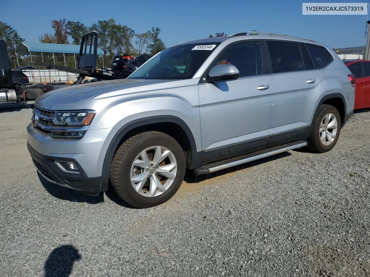 2018 Volkswagen Atlas Sel VIN: 1V2ER2CAXJC573319 Lot: 74953244