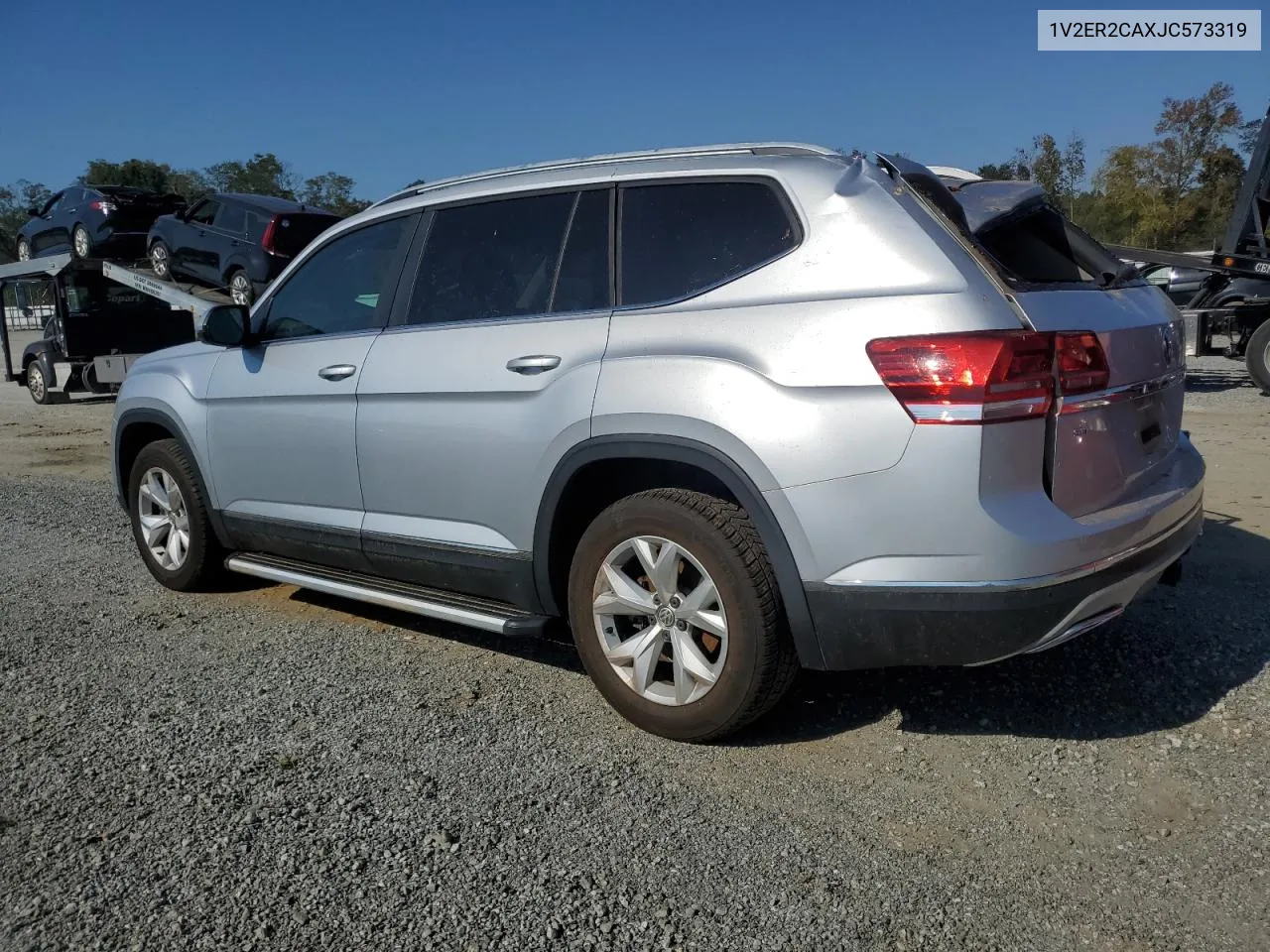 2018 Volkswagen Atlas Sel VIN: 1V2ER2CAXJC573319 Lot: 74953244