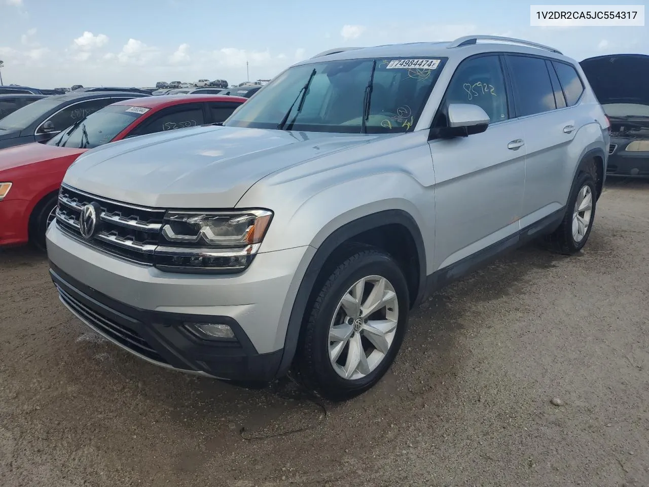 2018 Volkswagen Atlas Se VIN: 1V2DR2CA5JC554317 Lot: 74984474