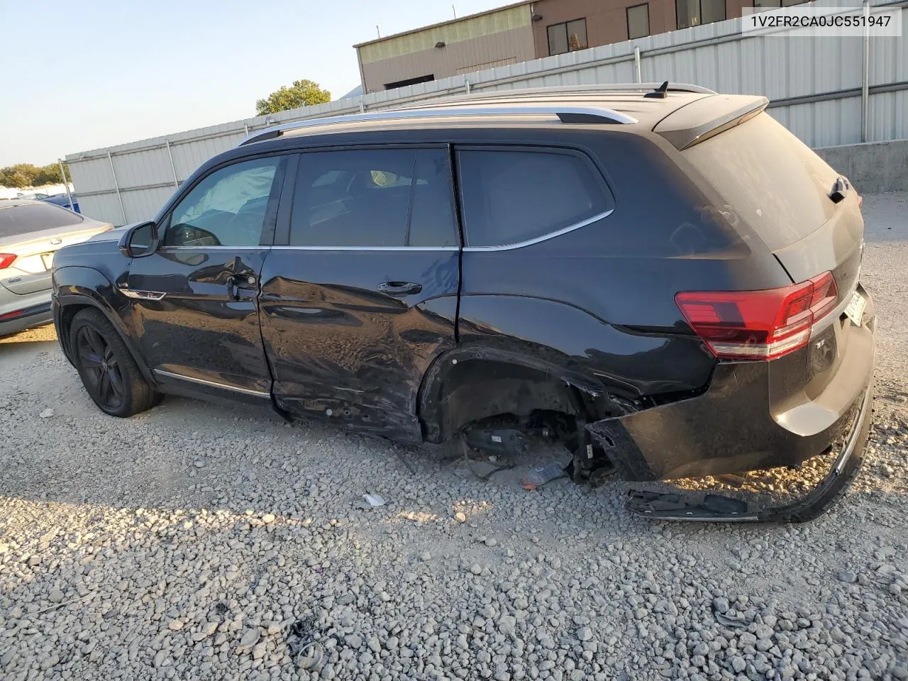 2018 Volkswagen Atlas Se VIN: 1V2FR2CA0JC551947 Lot: 75019614