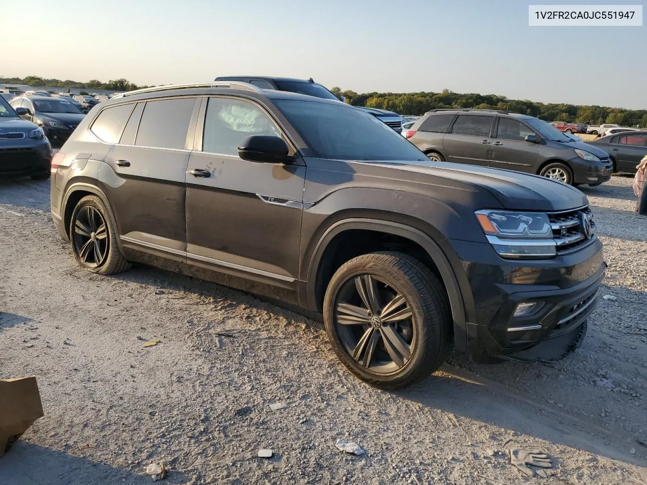 2018 Volkswagen Atlas Se VIN: 1V2FR2CA0JC551947 Lot: 75019614