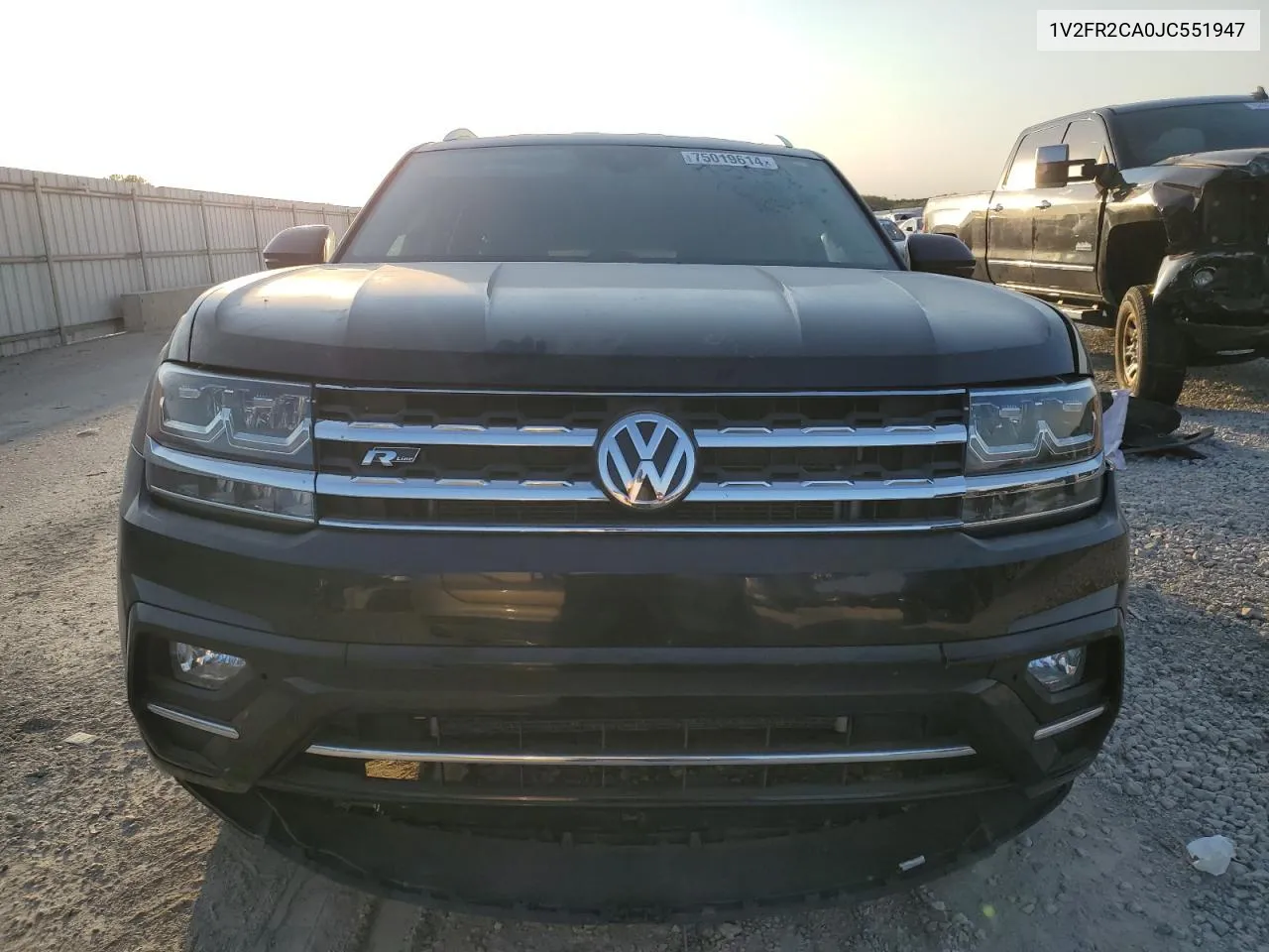 2018 Volkswagen Atlas Se VIN: 1V2FR2CA0JC551947 Lot: 75019614