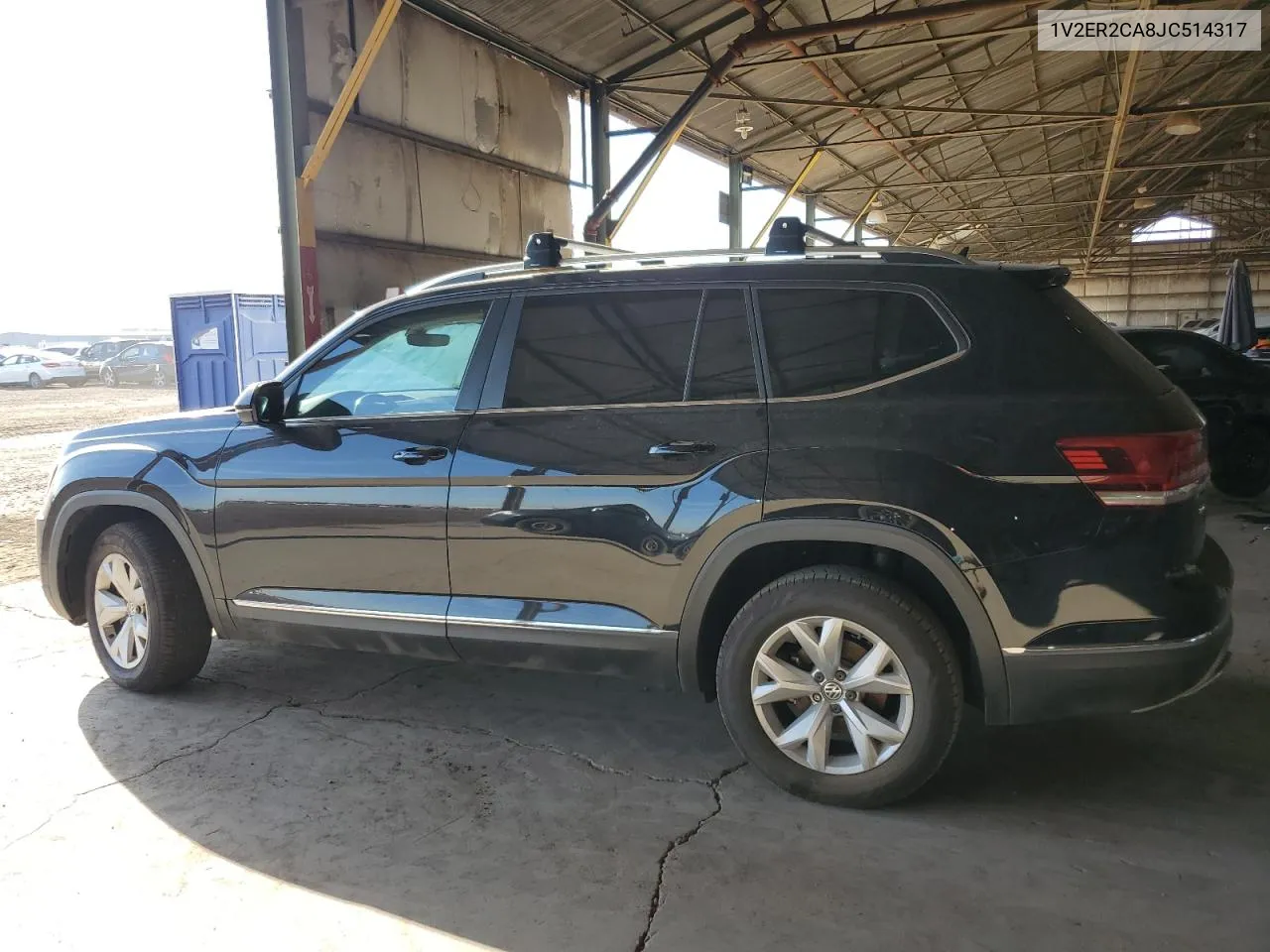 2018 Volkswagen Atlas Sel VIN: 1V2ER2CA8JC514317 Lot: 75035484