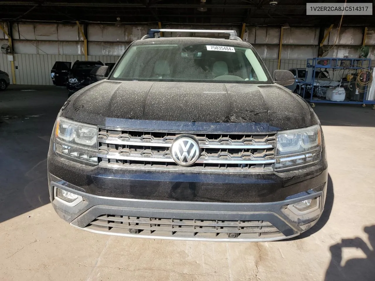 2018 Volkswagen Atlas Sel VIN: 1V2ER2CA8JC514317 Lot: 75035484