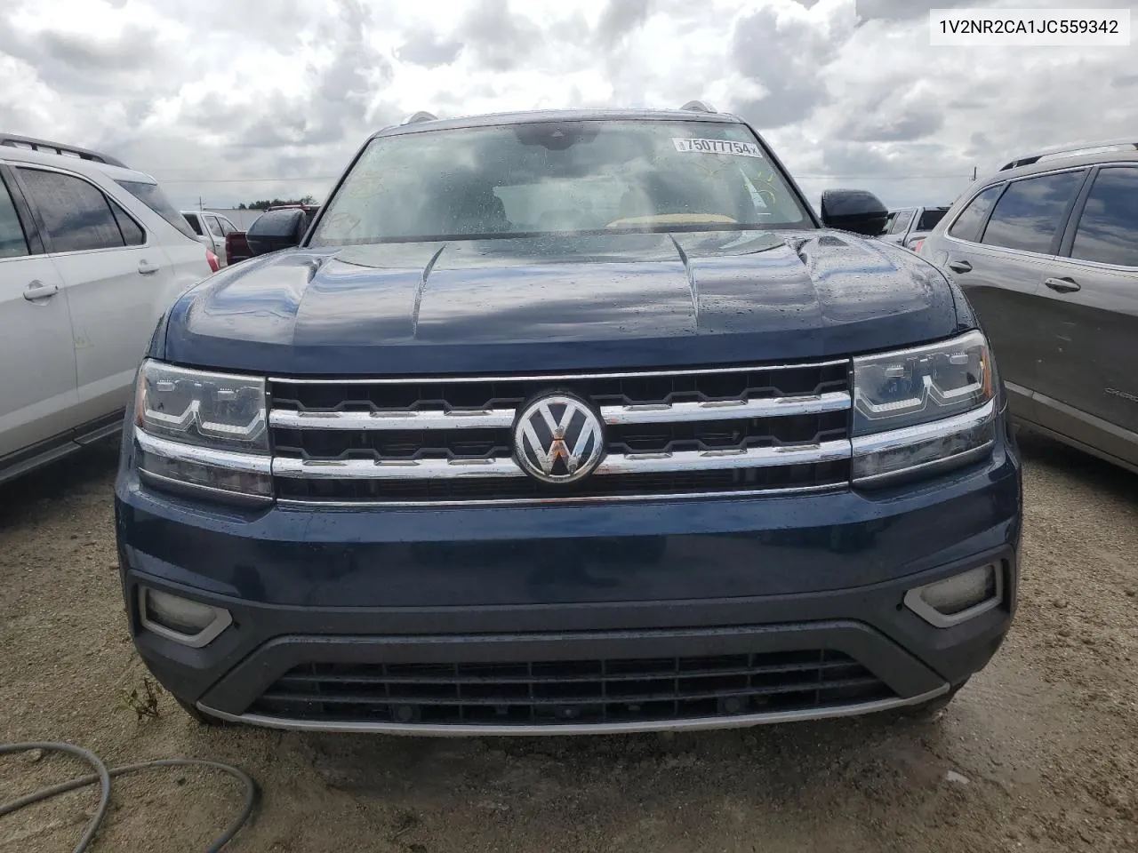 2018 Volkswagen Atlas Sel Premium VIN: 1V2NR2CA1JC559342 Lot: 75077754