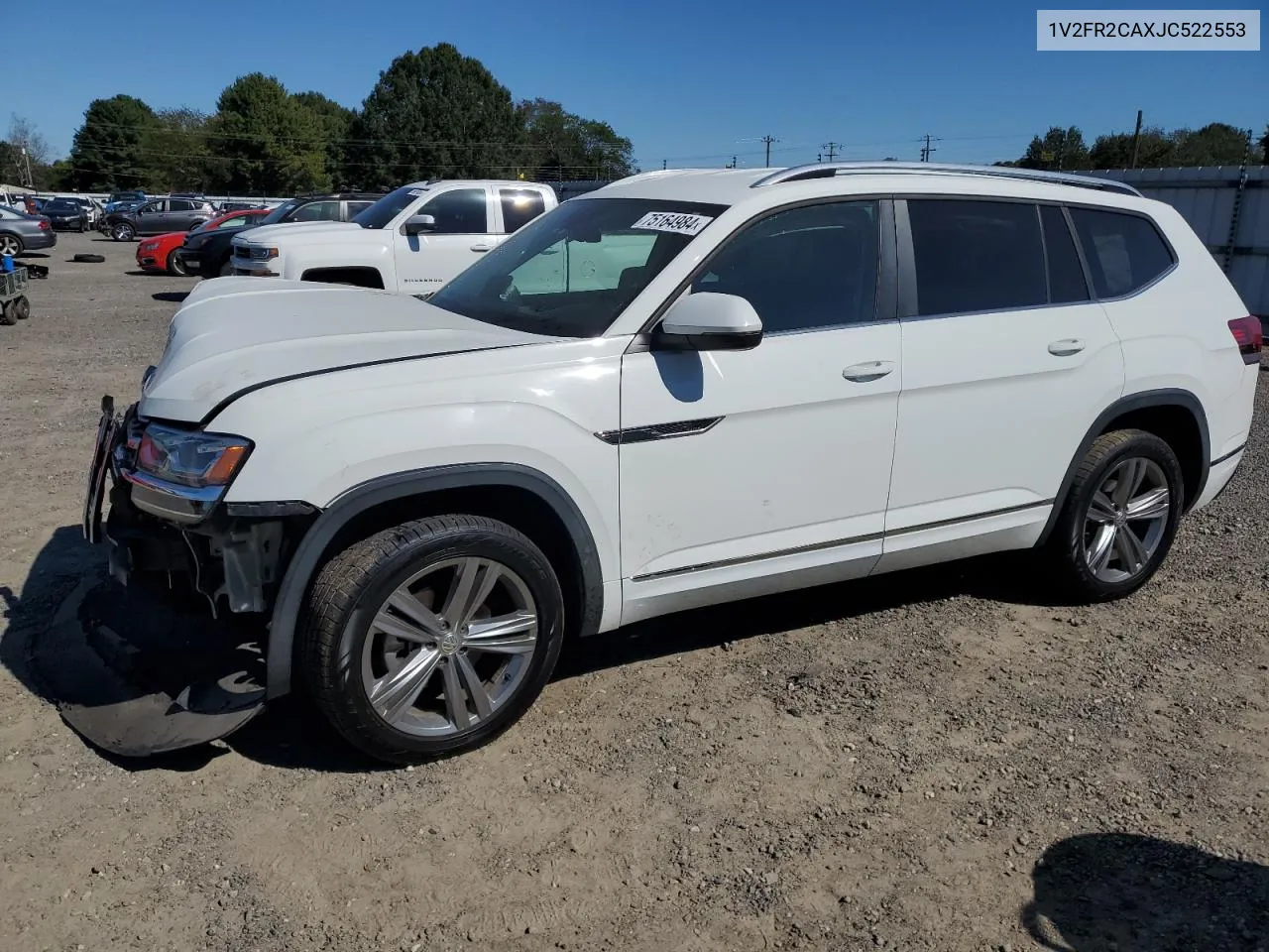 2018 Volkswagen Atlas Se VIN: 1V2FR2CAXJC522553 Lot: 75164984