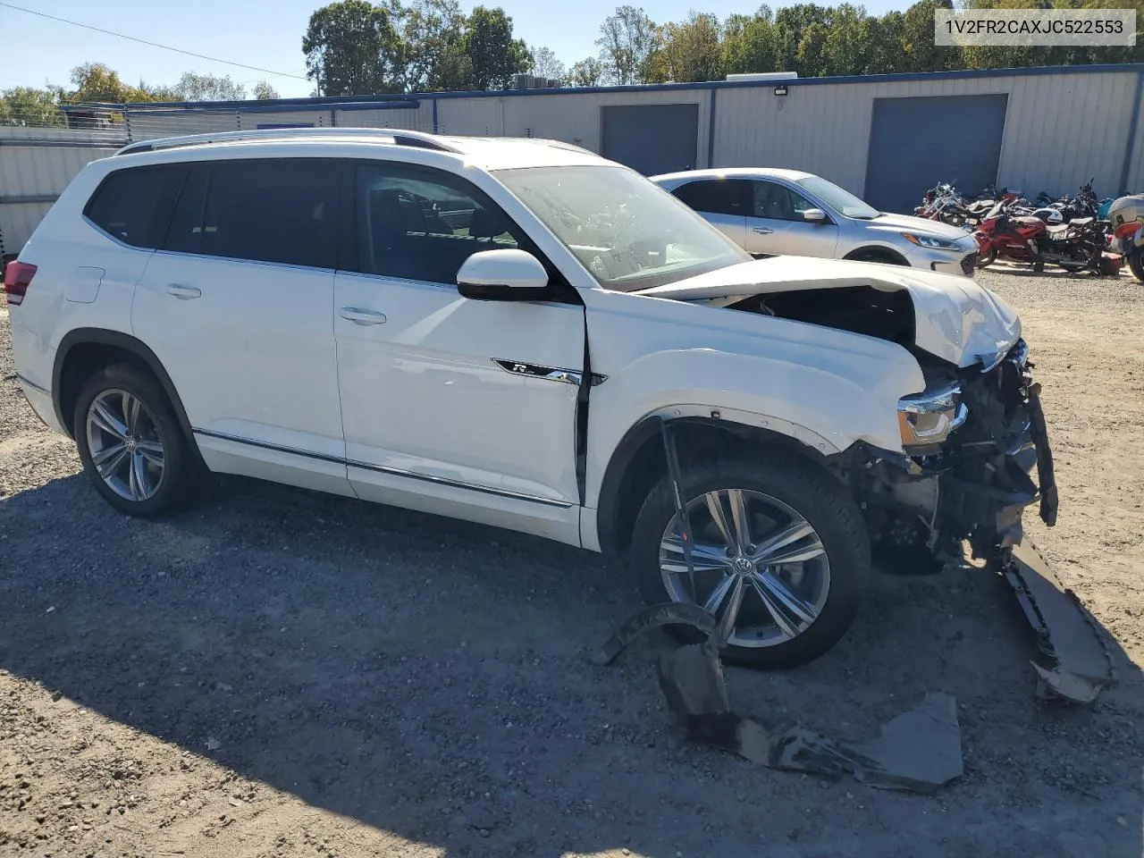 2018 Volkswagen Atlas Se VIN: 1V2FR2CAXJC522553 Lot: 75164984