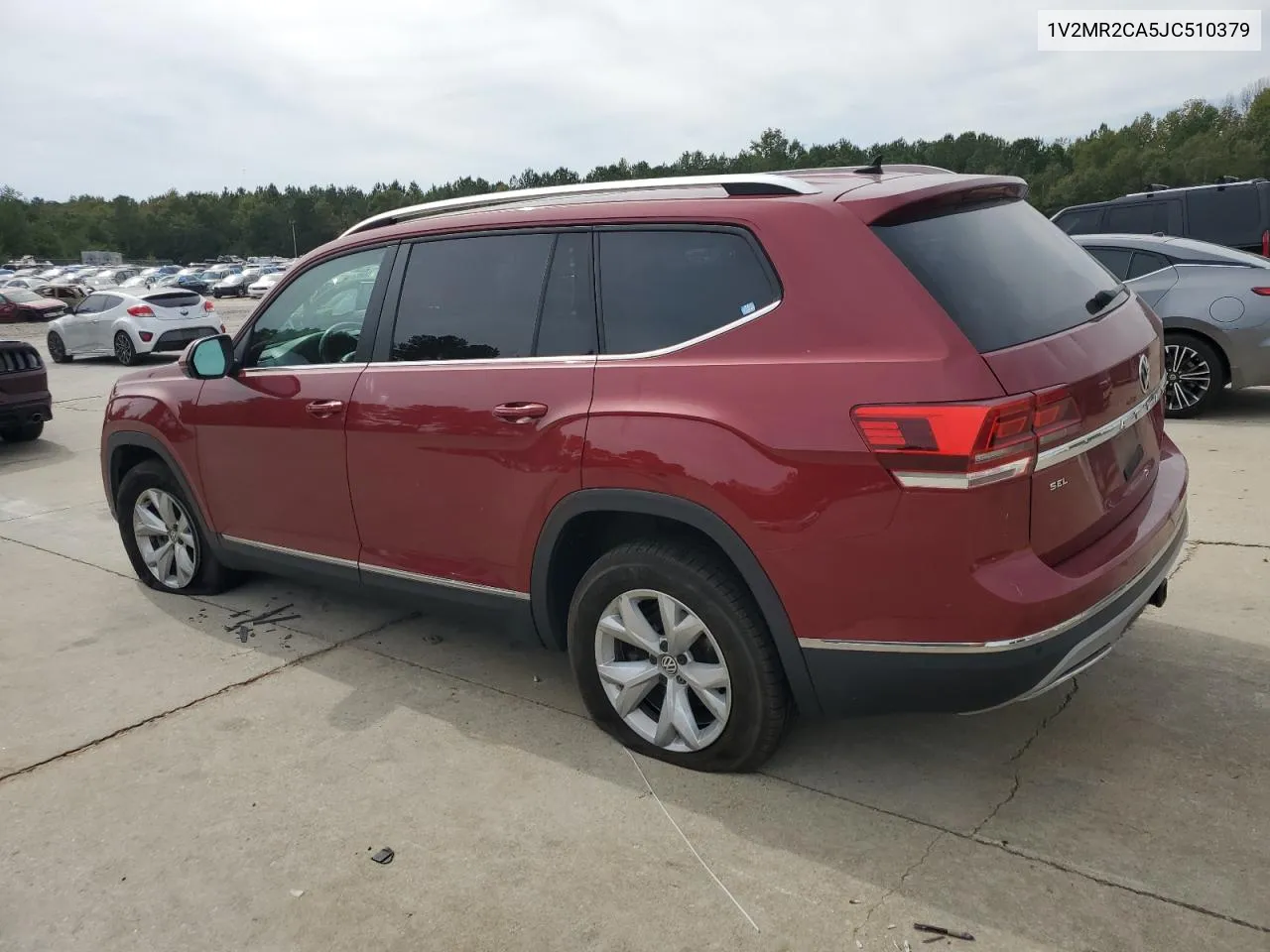 2018 Volkswagen Atlas Sel VIN: 1V2MR2CA5JC510379 Lot: 75189144