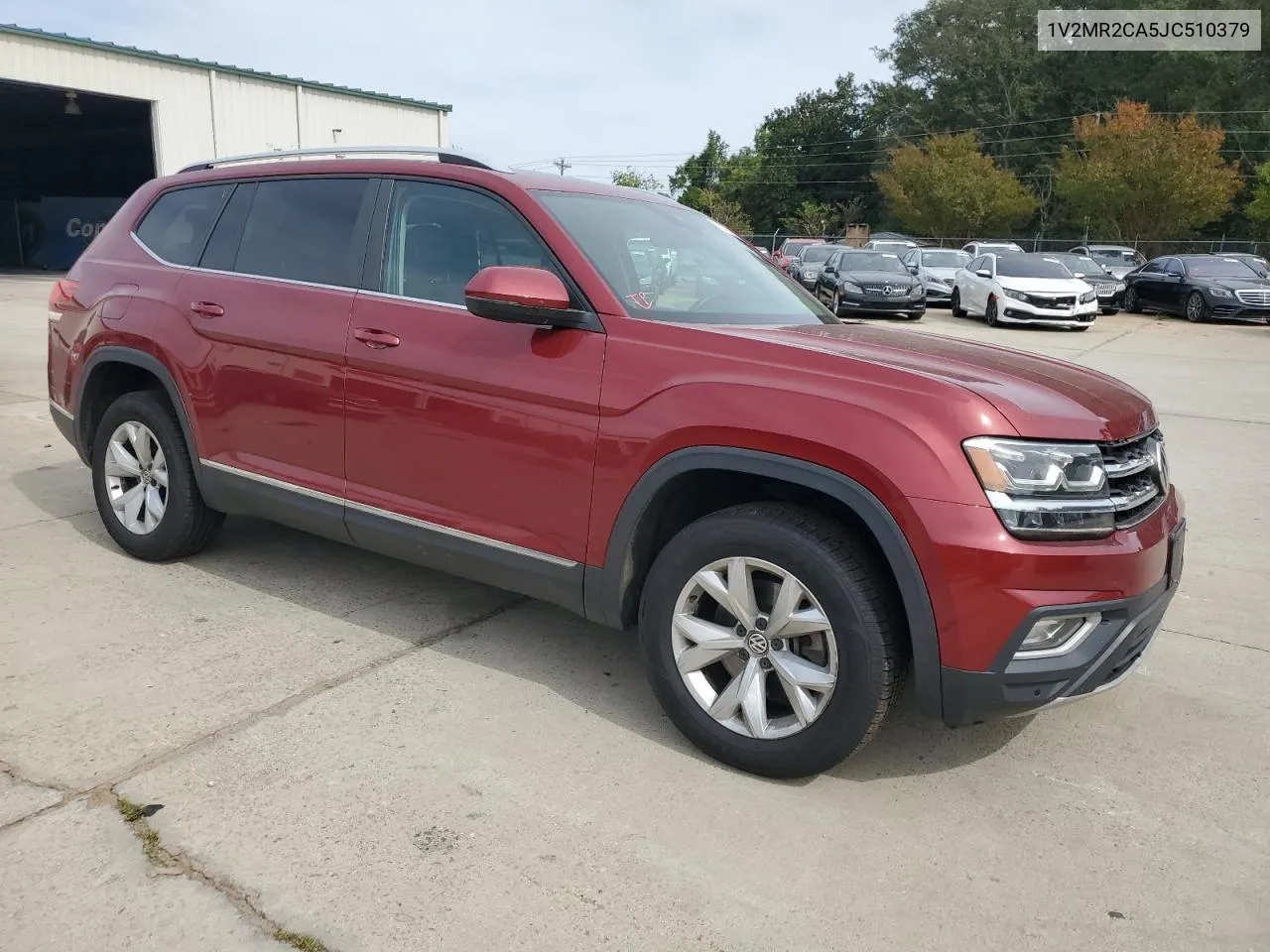 2018 Volkswagen Atlas Sel VIN: 1V2MR2CA5JC510379 Lot: 75189144