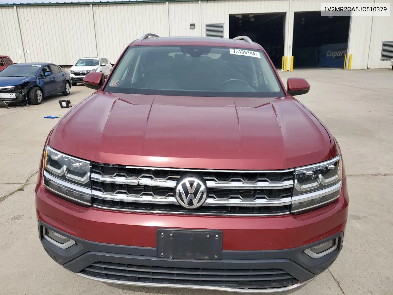 2018 Volkswagen Atlas Sel VIN: 1V2MR2CA5JC510379 Lot: 75189144