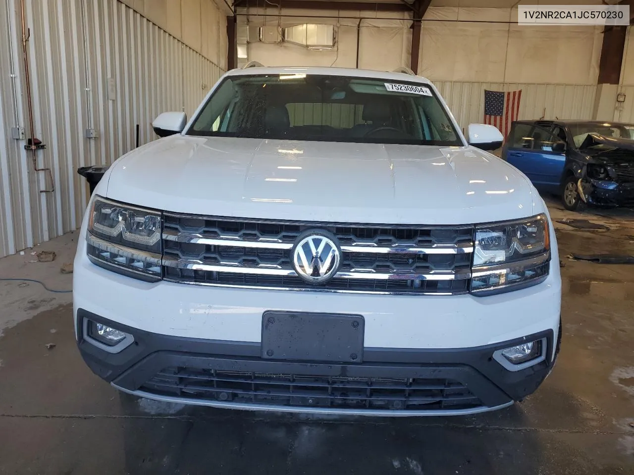 2018 Volkswagen Atlas Sel Premium VIN: 1V2NR2CA1JC570230 Lot: 75230604