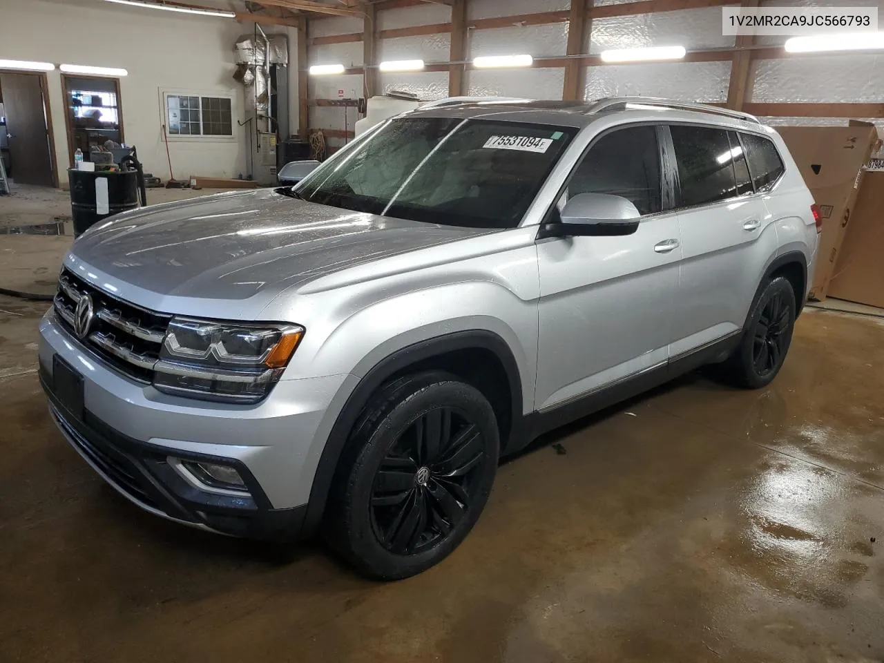 2018 Volkswagen Atlas Sel VIN: 1V2MR2CA9JC566793 Lot: 75531094