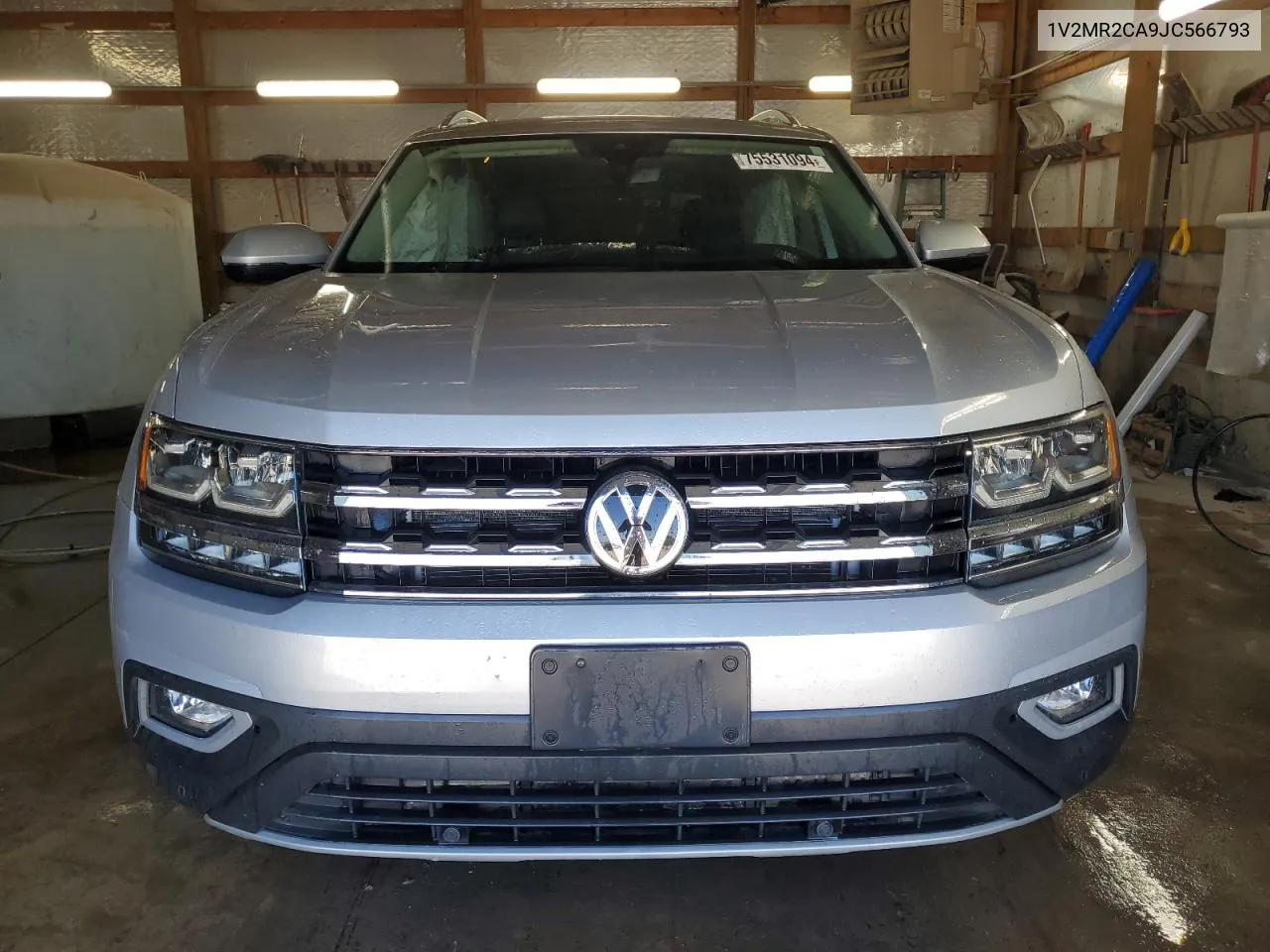 2018 Volkswagen Atlas Sel VIN: 1V2MR2CA9JC566793 Lot: 75531094