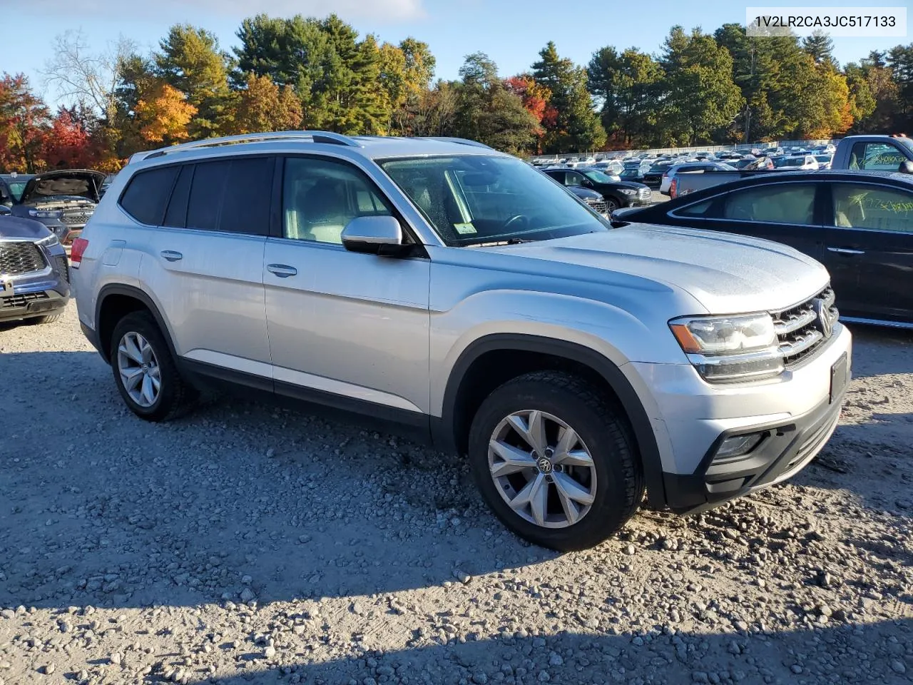 2018 Volkswagen Atlas Se VIN: 1V2LR2CA3JC517133 Lot: 75624054