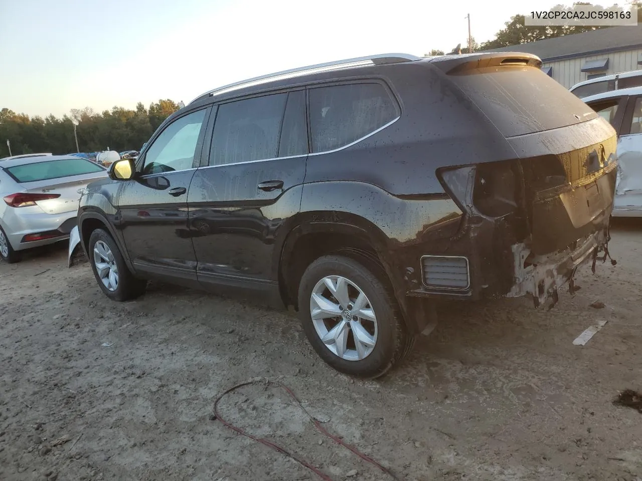 2018 Volkswagen Atlas Se VIN: 1V2CP2CA2JC598163 Lot: 75691924