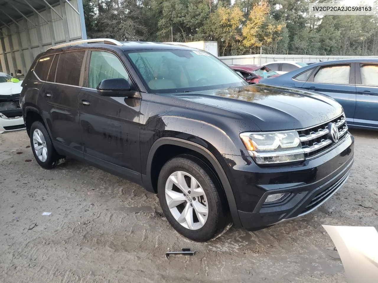 2018 Volkswagen Atlas Se VIN: 1V2CP2CA2JC598163 Lot: 75691924