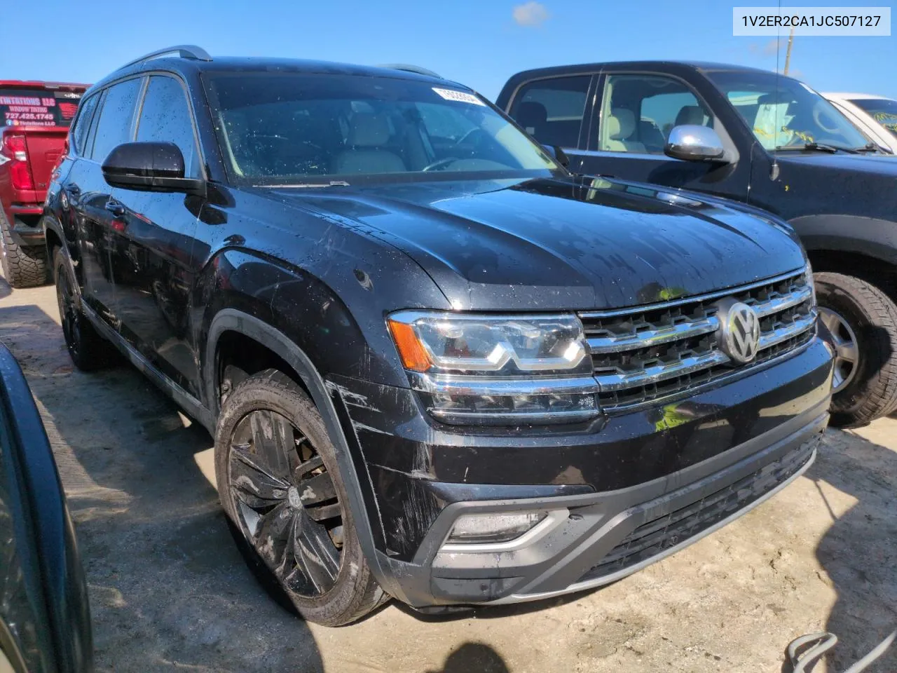 2018 Volkswagen Atlas Sel VIN: 1V2ER2CA1JC507127 Lot: 76028934