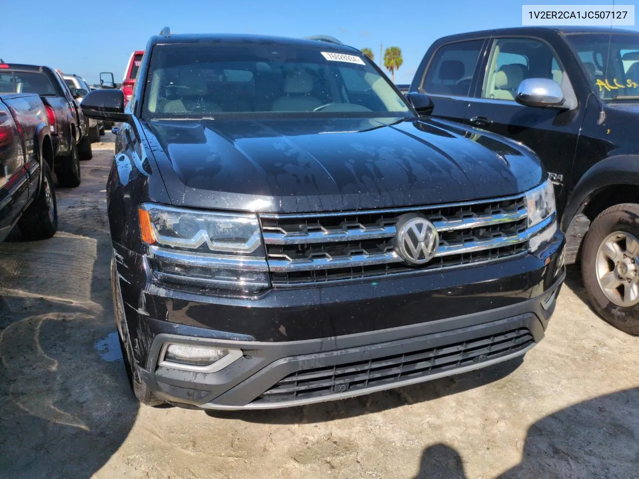 2018 Volkswagen Atlas Sel VIN: 1V2ER2CA1JC507127 Lot: 76028934