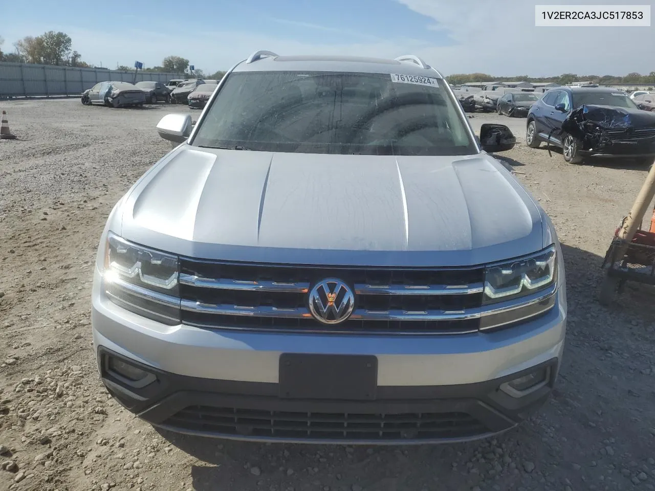 2018 Volkswagen Atlas Sel VIN: 1V2ER2CA3JC517853 Lot: 76125924