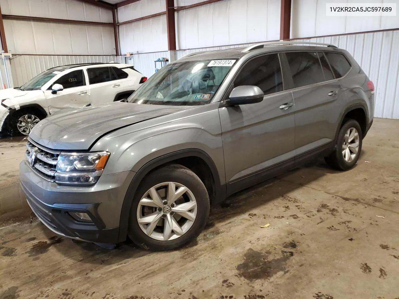 2018 Volkswagen Atlas Se VIN: 1V2KR2CA5JC597689 Lot: 76197374