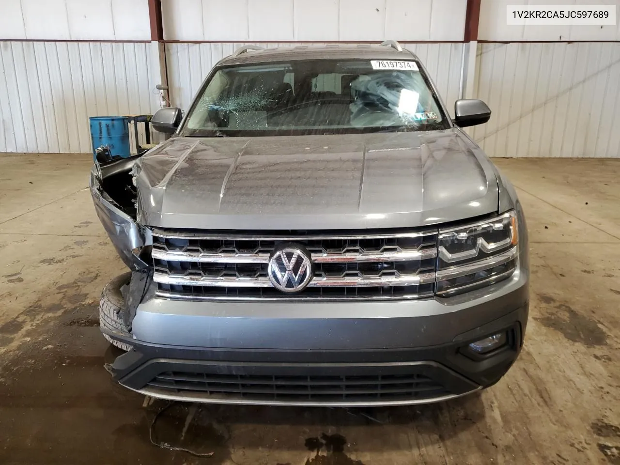 2018 Volkswagen Atlas Se VIN: 1V2KR2CA5JC597689 Lot: 76197374