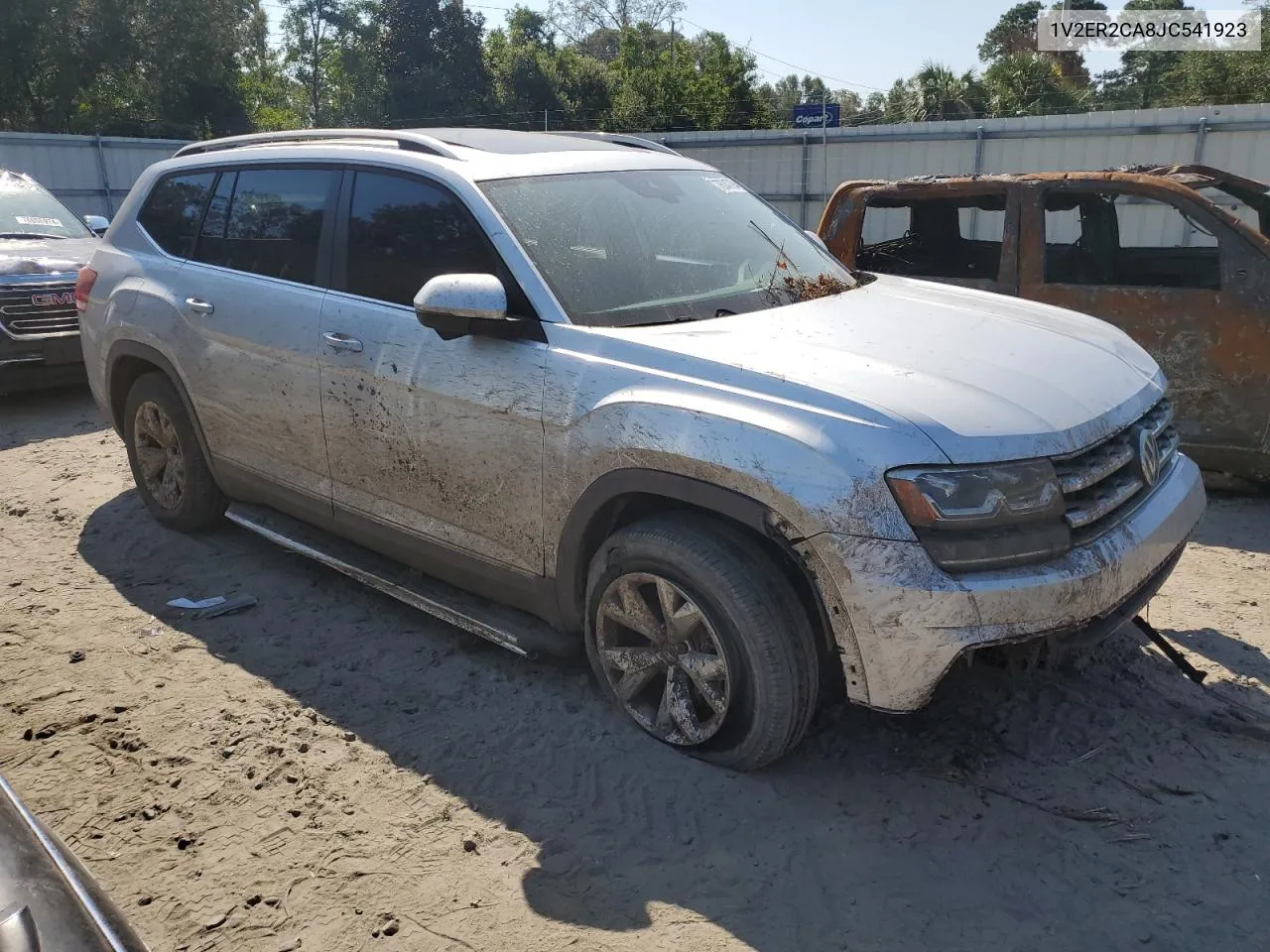 2018 Volkswagen Atlas Sel VIN: 1V2ER2CA8JC541923 Lot: 76247294