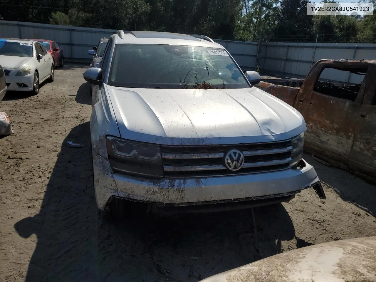 2018 Volkswagen Atlas Sel VIN: 1V2ER2CA8JC541923 Lot: 76247294