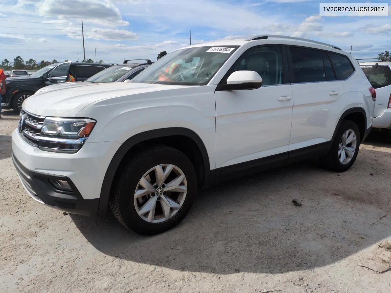 1V2CR2CA1JC512867 2018 Volkswagen Atlas Se