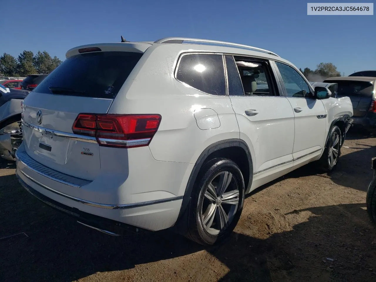 2018 Volkswagen Atlas Se VIN: 1V2PR2CA3JC564678 Lot: 76591574