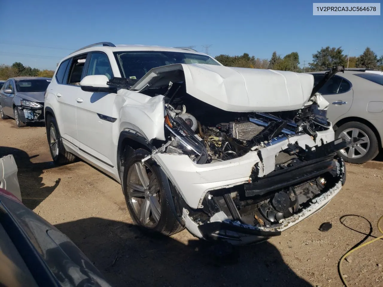 2018 Volkswagen Atlas Se VIN: 1V2PR2CA3JC564678 Lot: 76591574