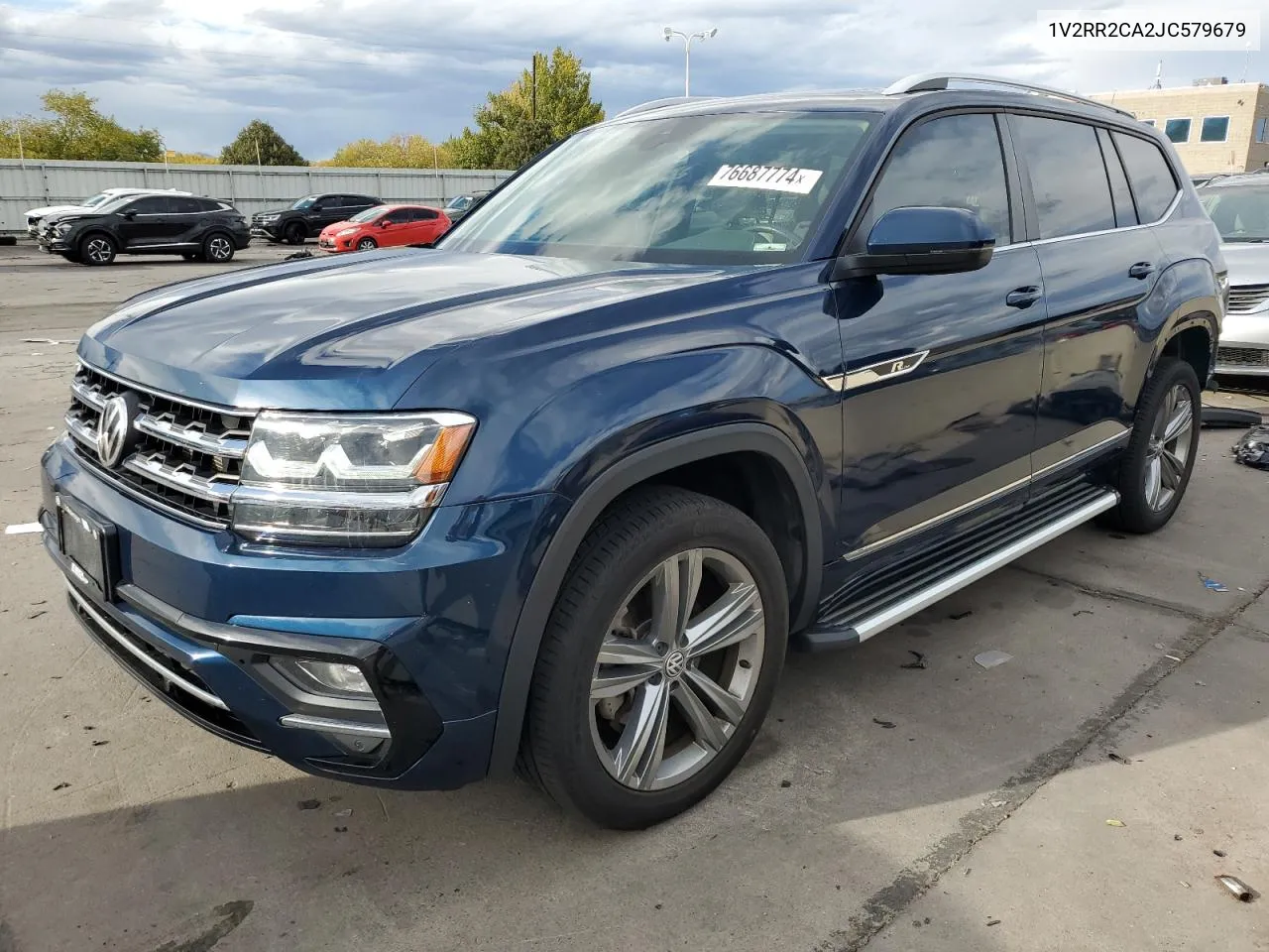 2018 Volkswagen Atlas Sel VIN: 1V2RR2CA2JC579679 Lot: 76687774