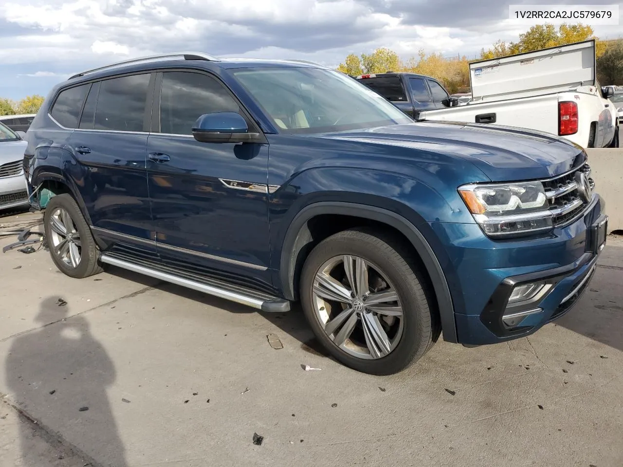 2018 Volkswagen Atlas Sel VIN: 1V2RR2CA2JC579679 Lot: 76687774