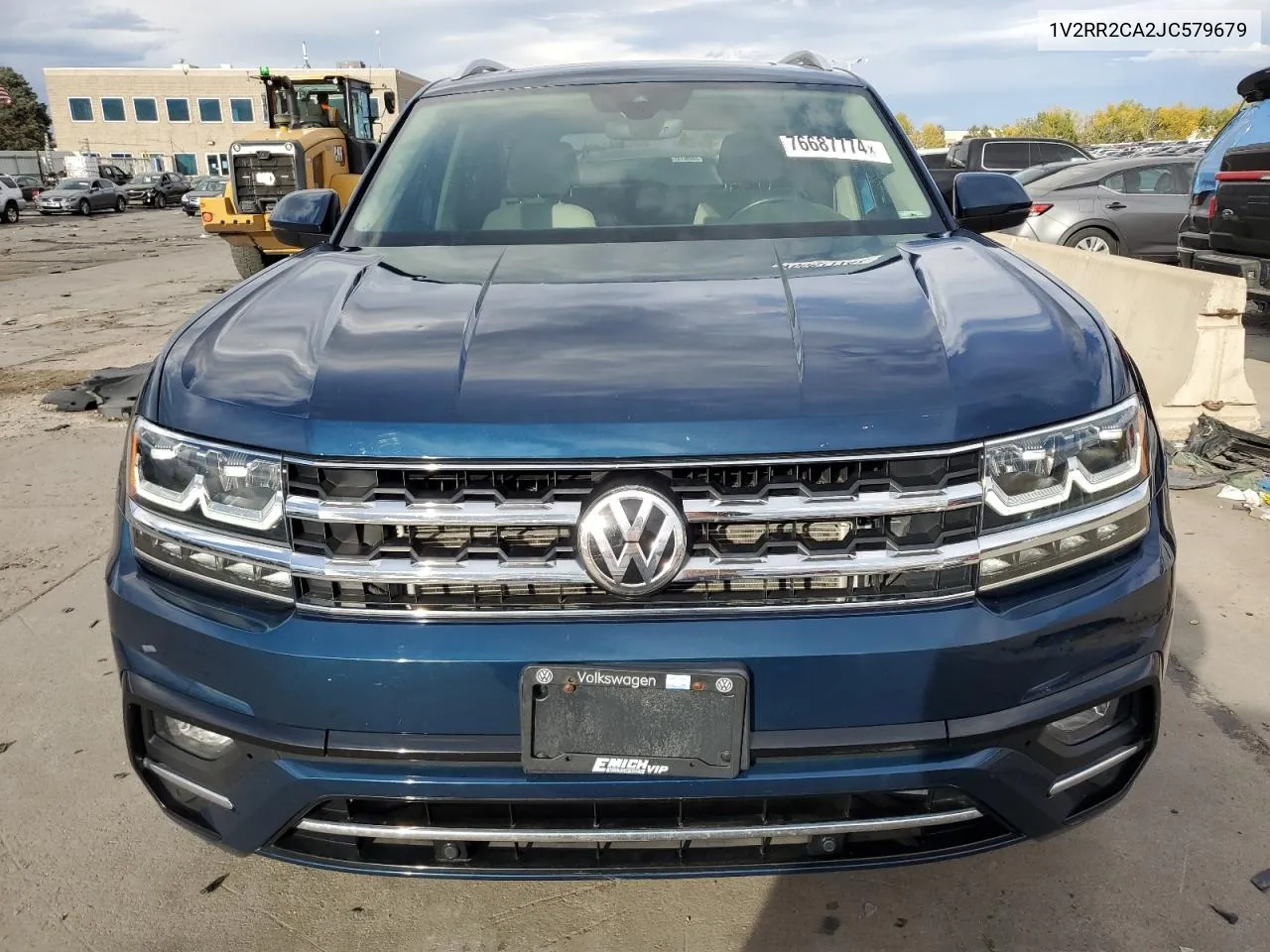 2018 Volkswagen Atlas Sel VIN: 1V2RR2CA2JC579679 Lot: 76687774