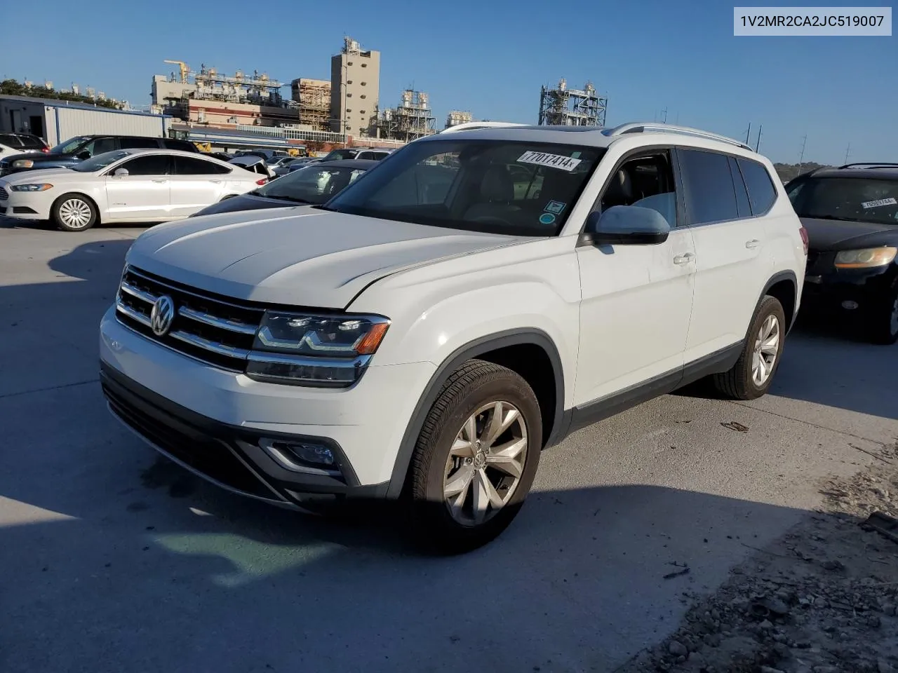 2018 Volkswagen Atlas Sel VIN: 1V2MR2CA2JC519007 Lot: 77017414