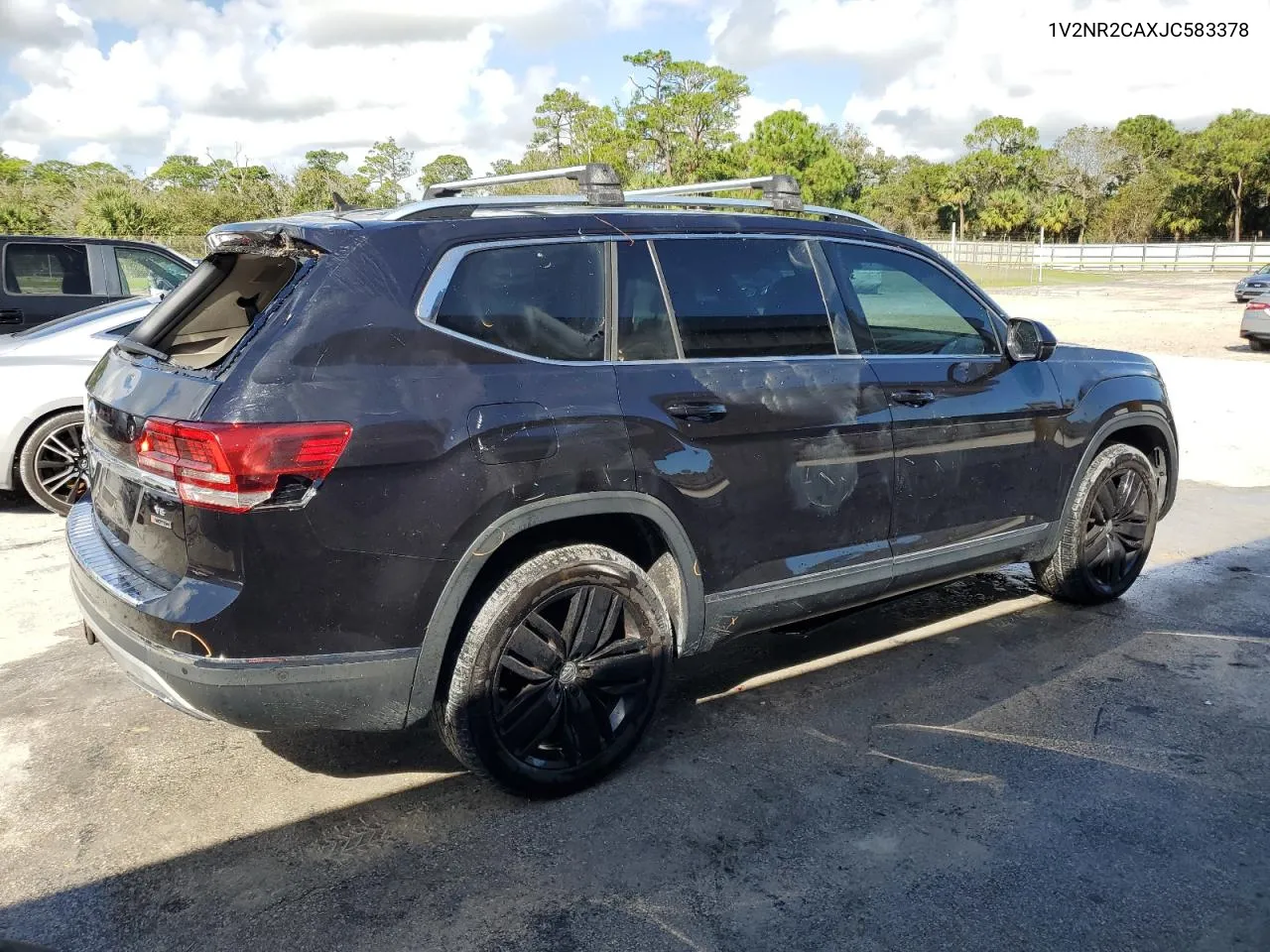 2018 Volkswagen Atlas Sel Premium VIN: 1V2NR2CAXJC583378 Lot: 77310004