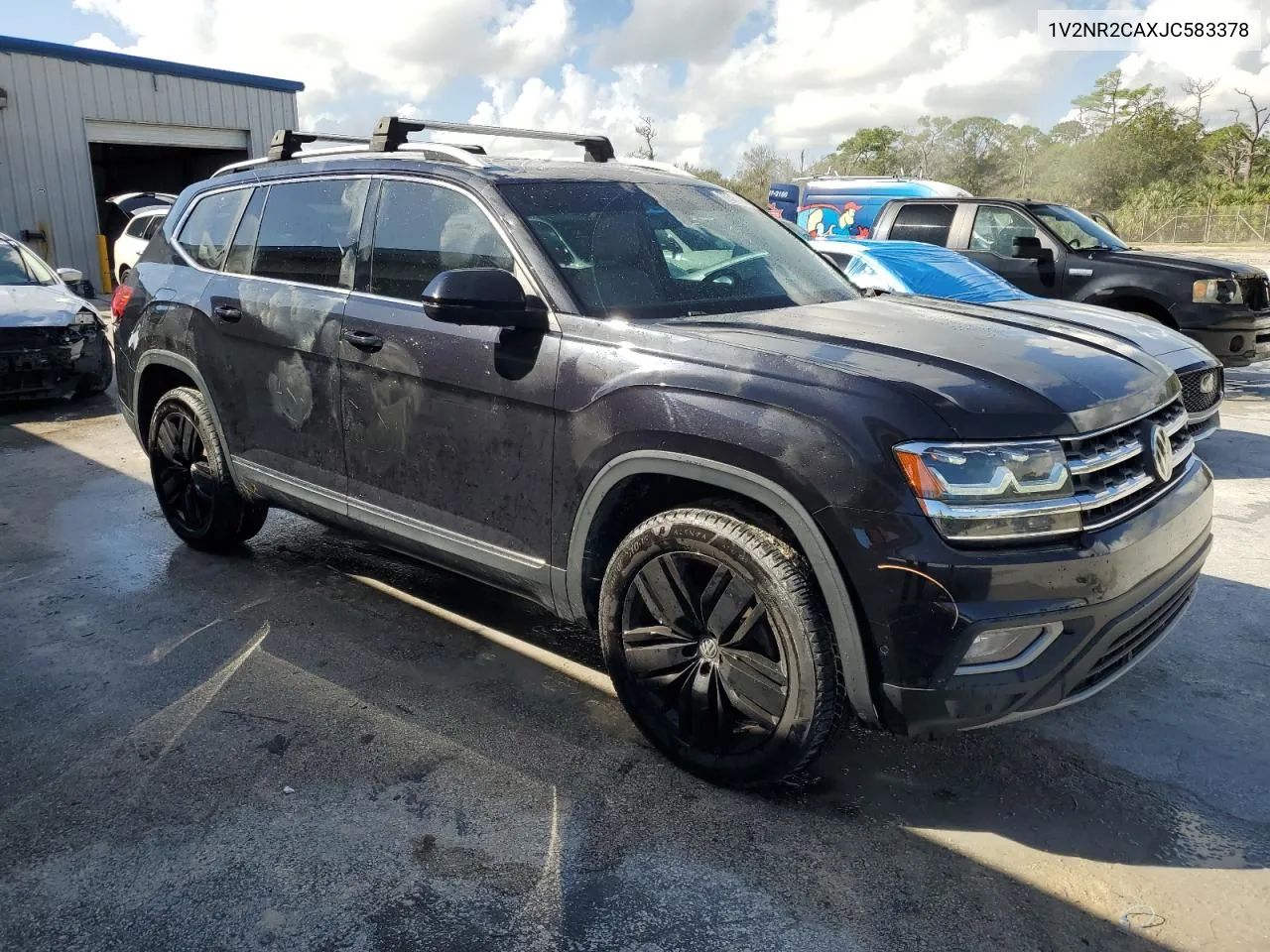 2018 Volkswagen Atlas Sel Premium VIN: 1V2NR2CAXJC583378 Lot: 77310004