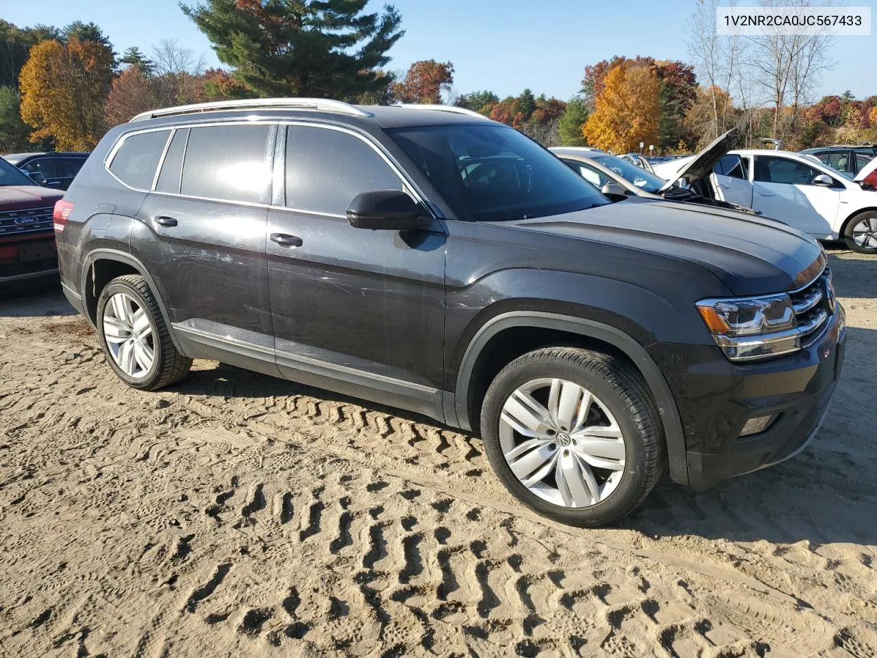 2018 Volkswagen Atlas Sel Premium VIN: 1V2NR2CA0JC567433 Lot: 77337894