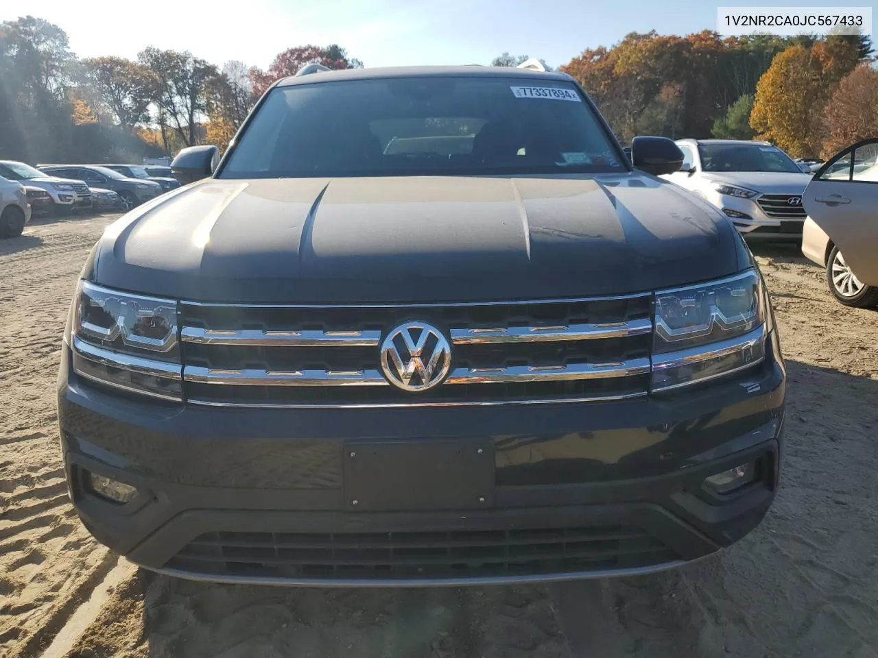 2018 Volkswagen Atlas Sel Premium VIN: 1V2NR2CA0JC567433 Lot: 77337894