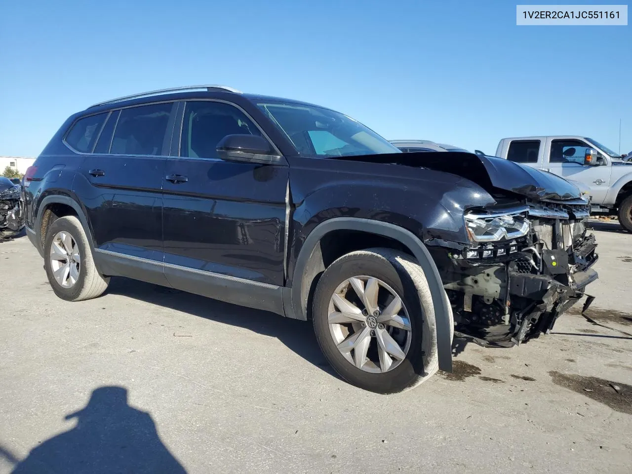 2018 Volkswagen Atlas Sel VIN: 1V2ER2CA1JC551161 Lot: 77592304