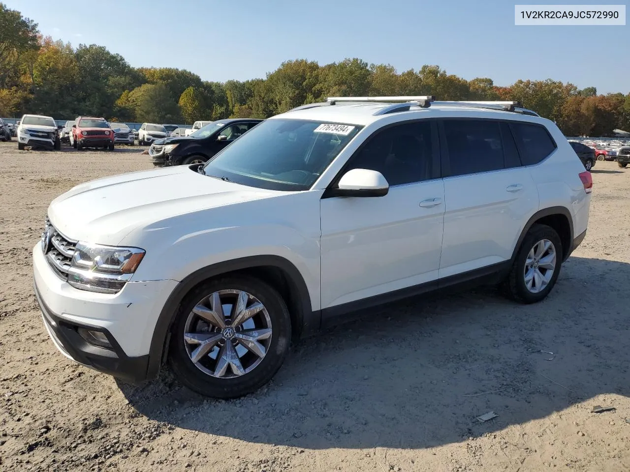 2018 Volkswagen Atlas Se VIN: 1V2KR2CA9JC572990 Lot: 77673494